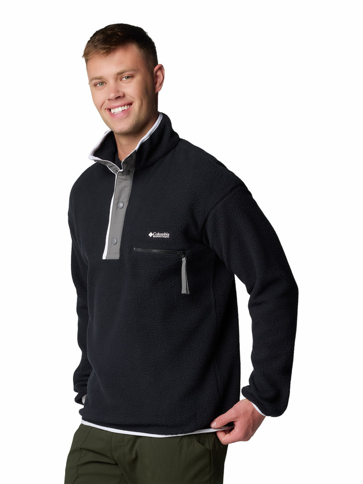 Polar Hombre Helvetia Half Snap Negro Columbia