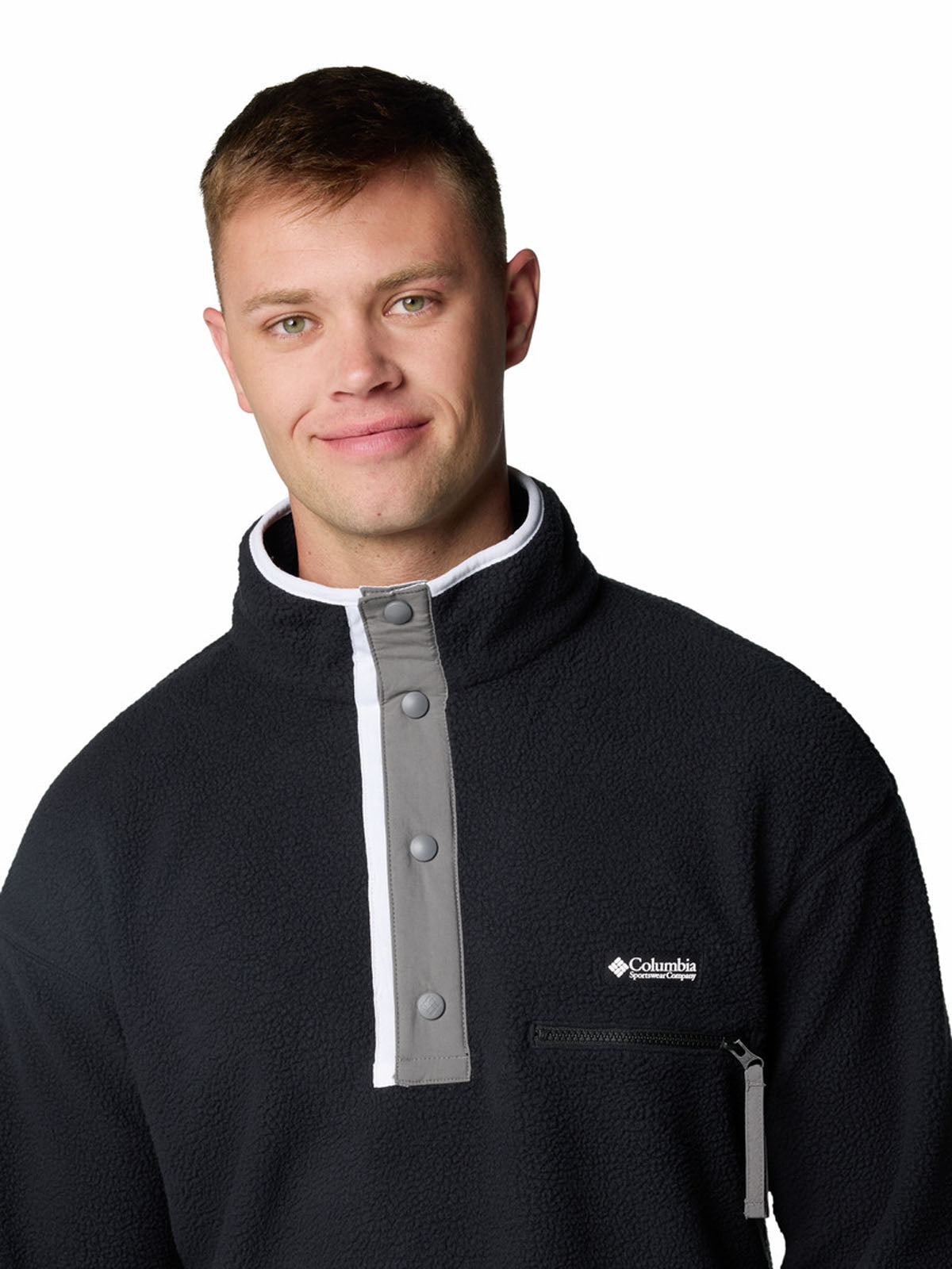 Polar Hombre Helvetia Half Snap Negro Columbia