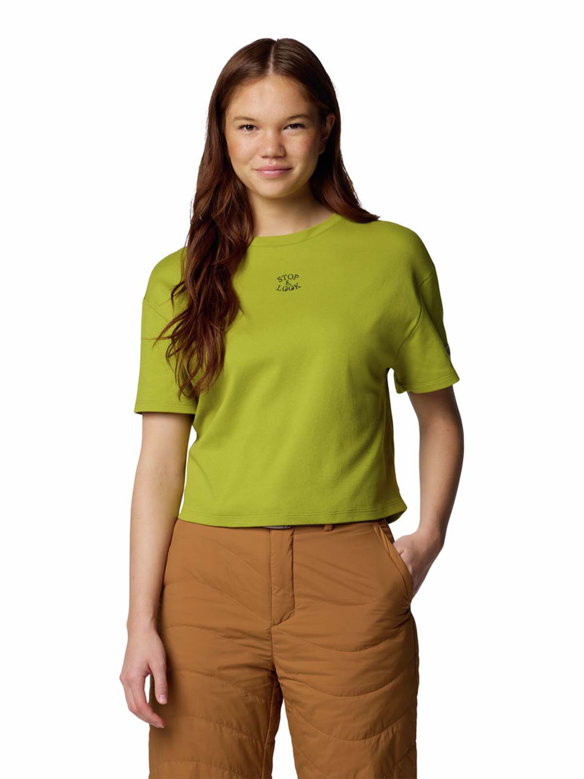 Polera Manga Corta Mujer Wallowa Verde Columbia