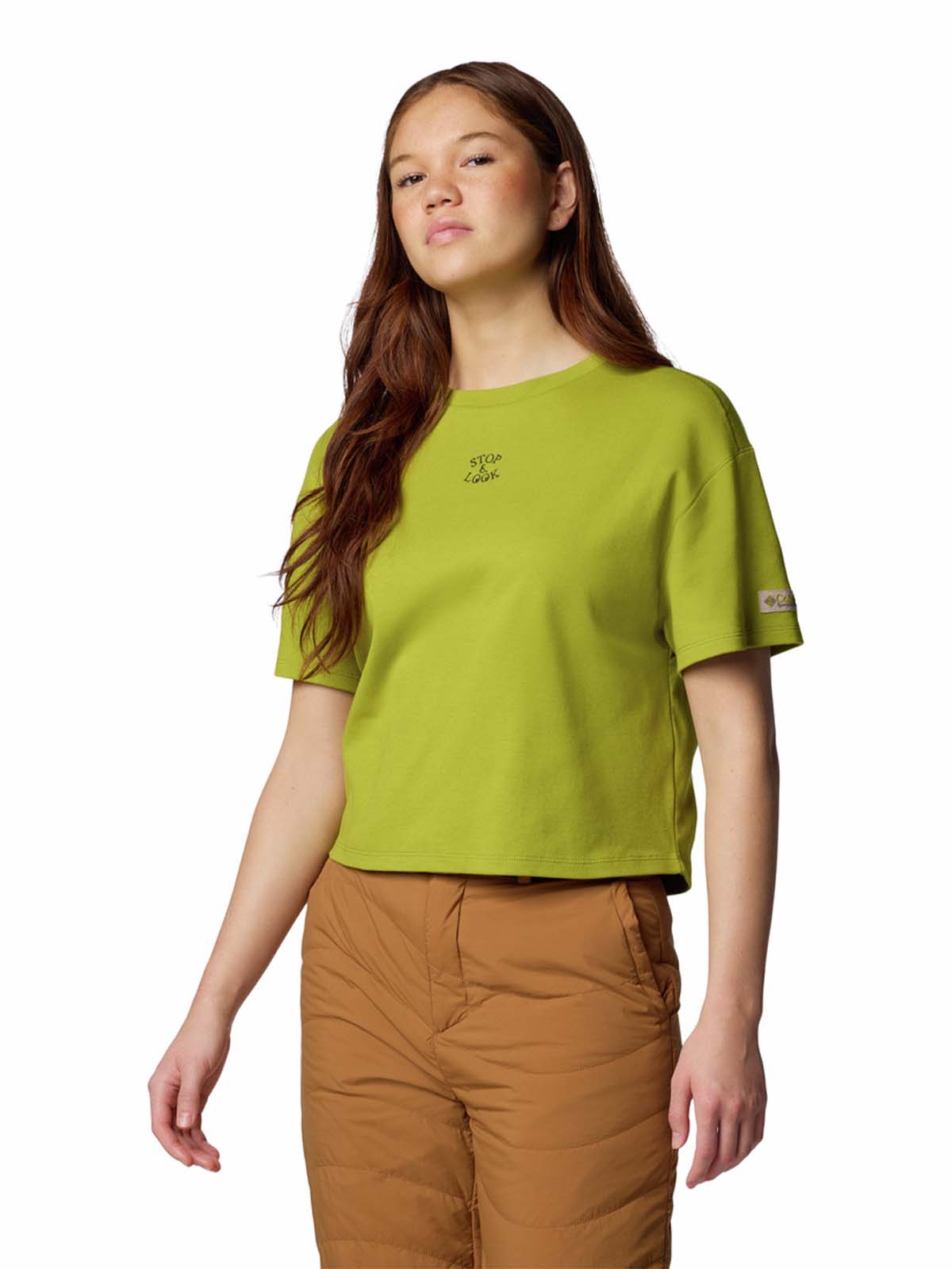 Polera Manga Corta Mujer Wallowa Verde Columbia