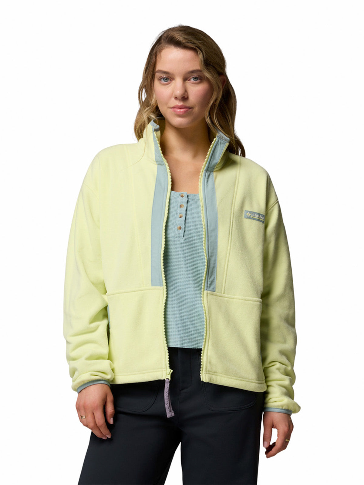 Polar Mujer Backbowl II Full Zip Amarillo Citron Haze Columbia