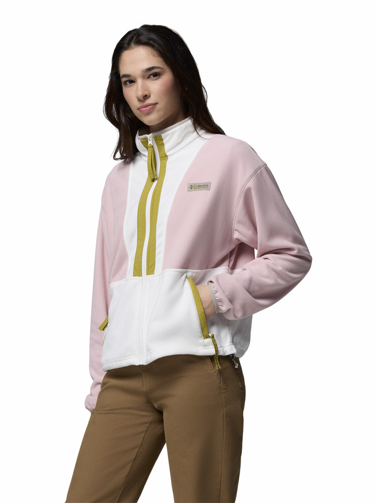 Polar Mujer Backbowl II Full Zip Rosado Columbia