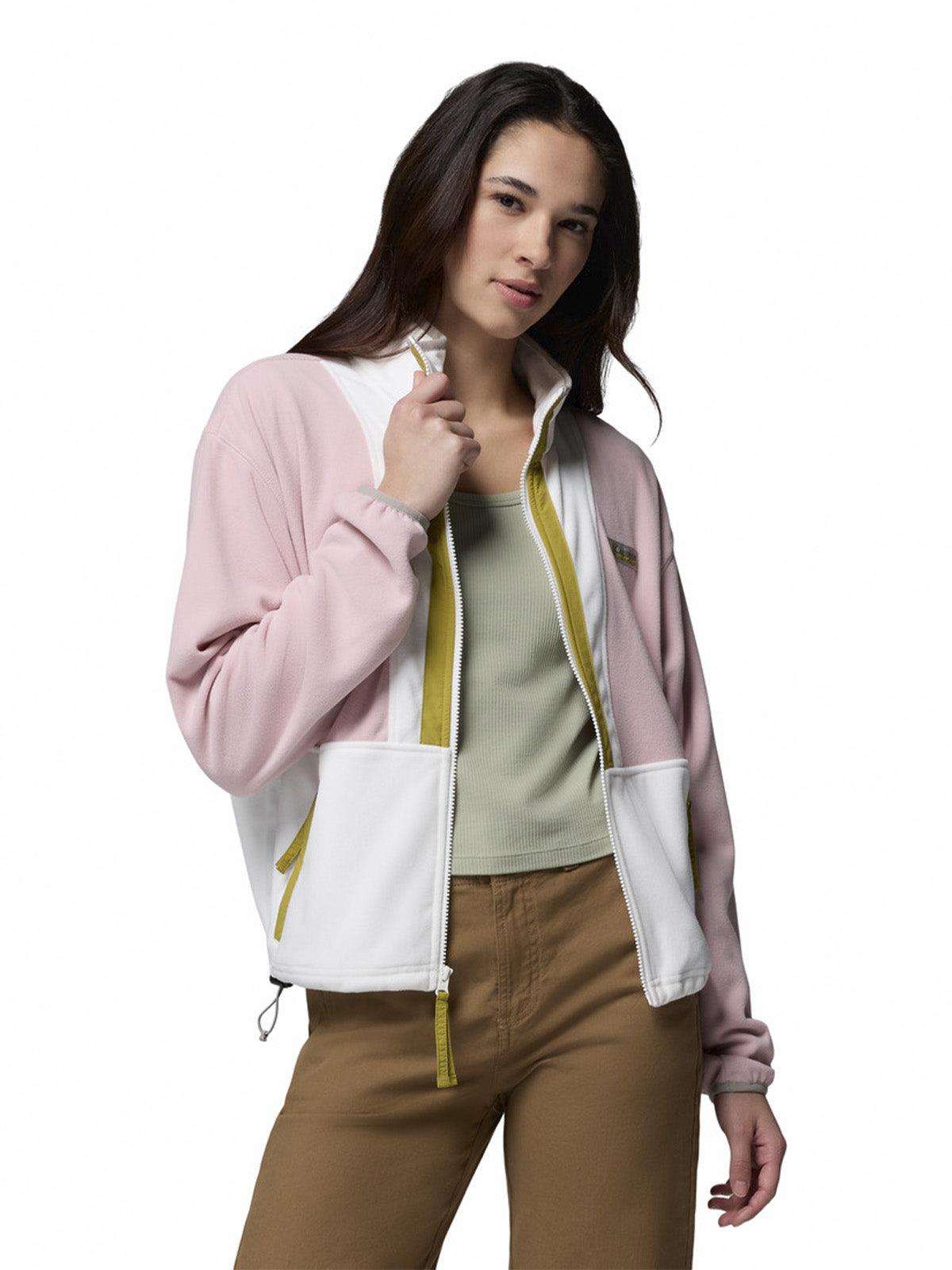 Polar Mujer Backbowl II Full Zip Rosado Columbia