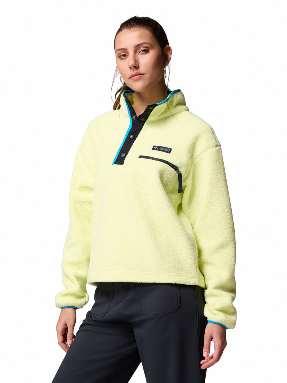 Polar Mujer Helvetia Ii Cropped Amarillo Columbia
