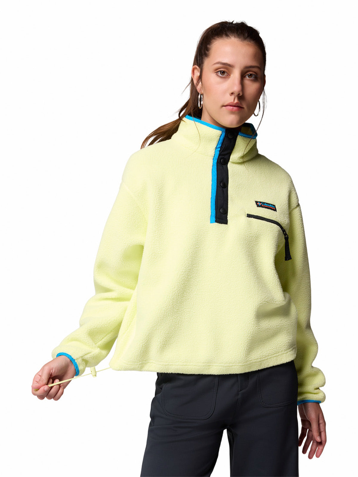 Polar Mujer Helvetia Ii Cropped Amarillo Columbia