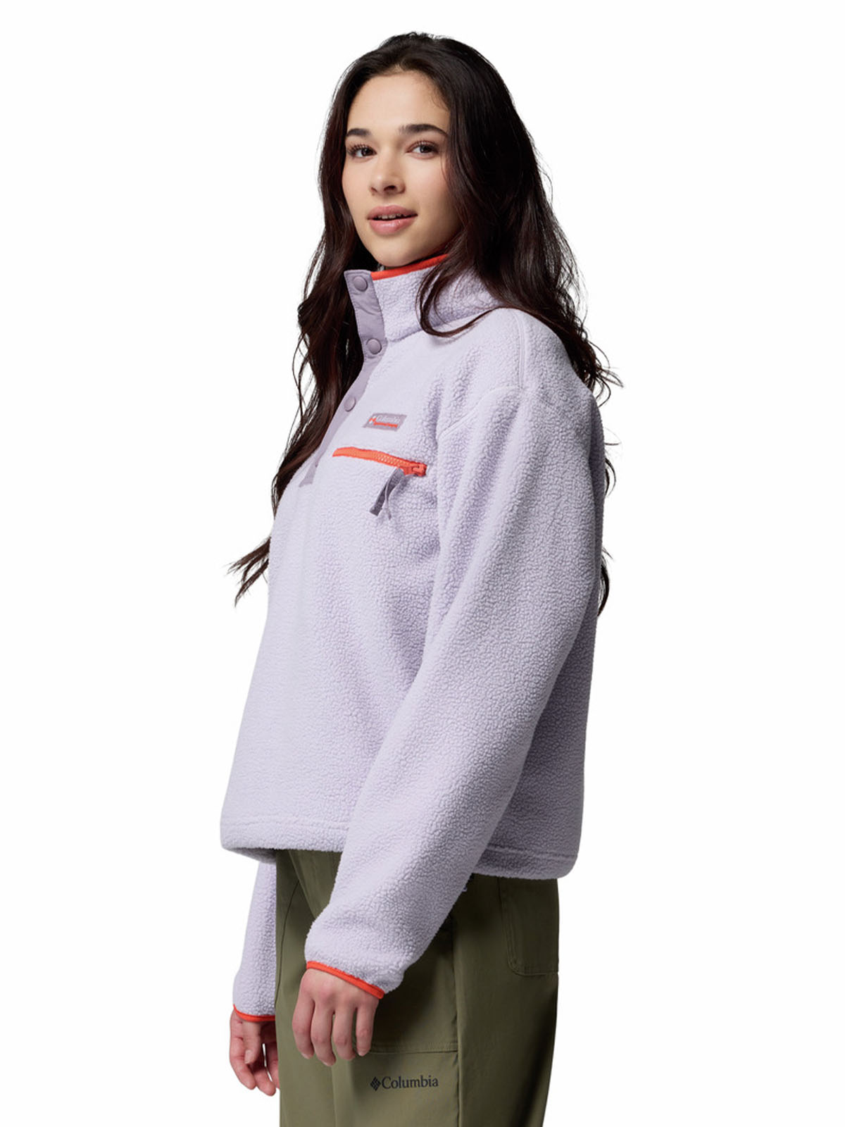 Polar Mujer Helvetia Snap Morado Columbia