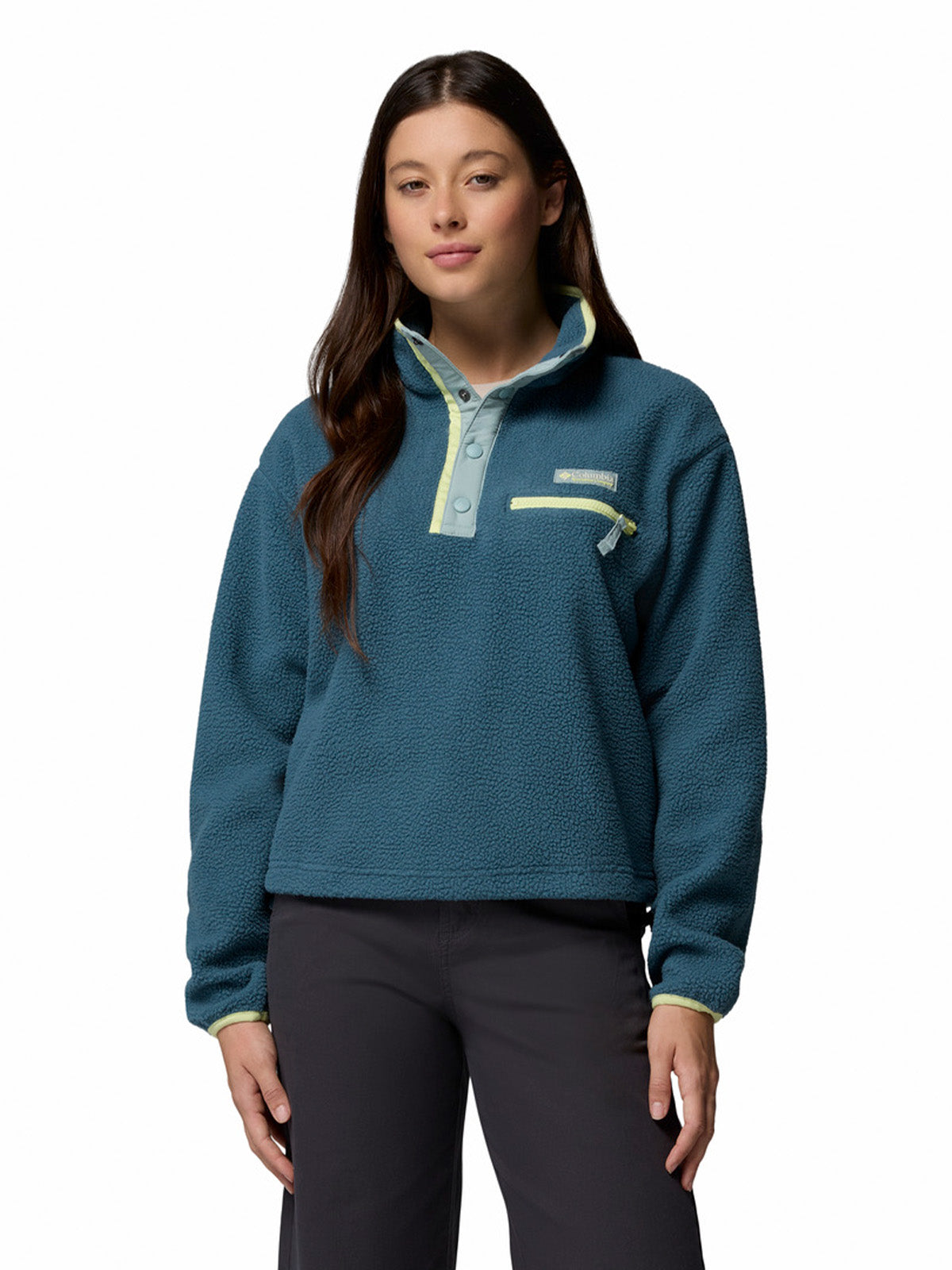 Polar Mujer Helvetia Ii Cropped Azul Columbia