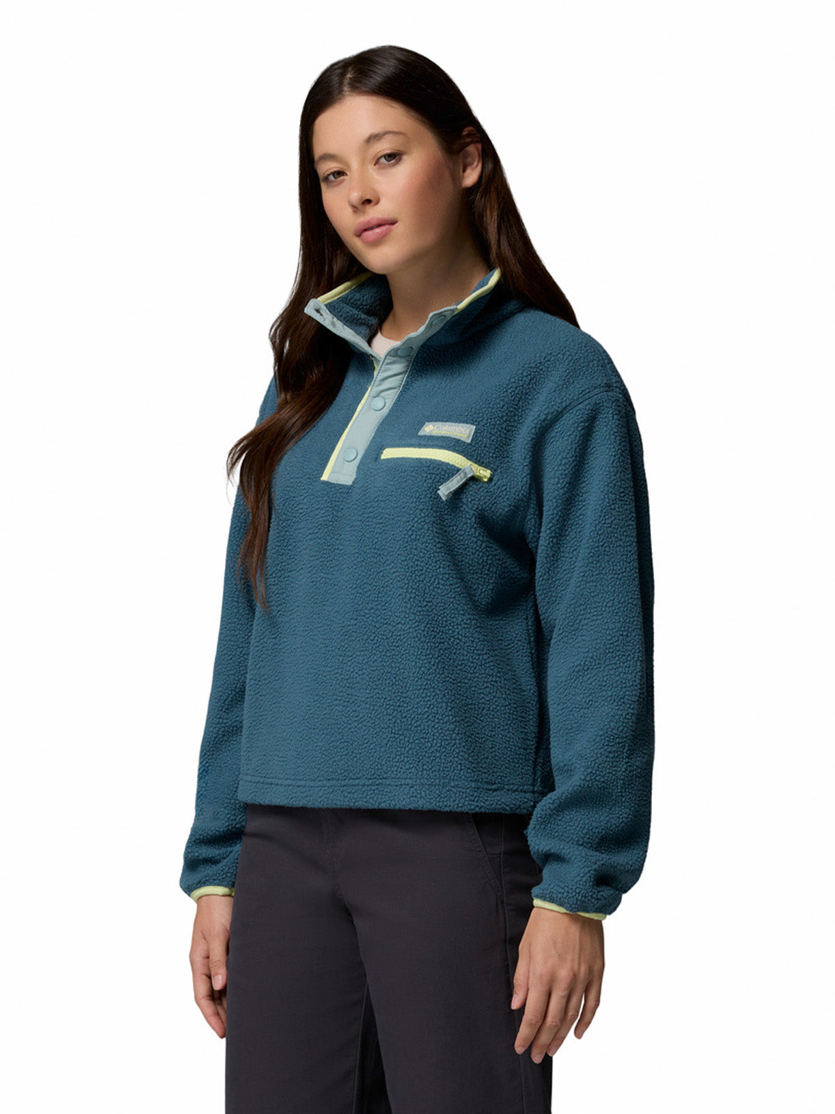 Polar Mujer Helvetia Ii Cropped Azul Columbia