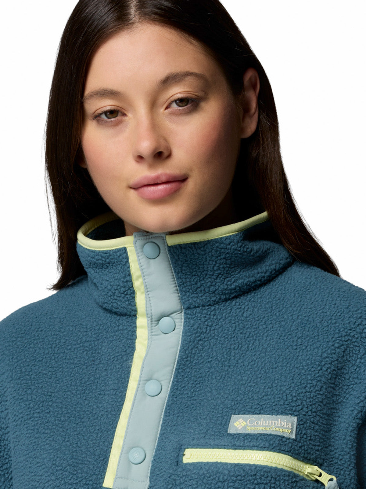 Polar Mujer Helvetia Ii Cropped Azul Columbia