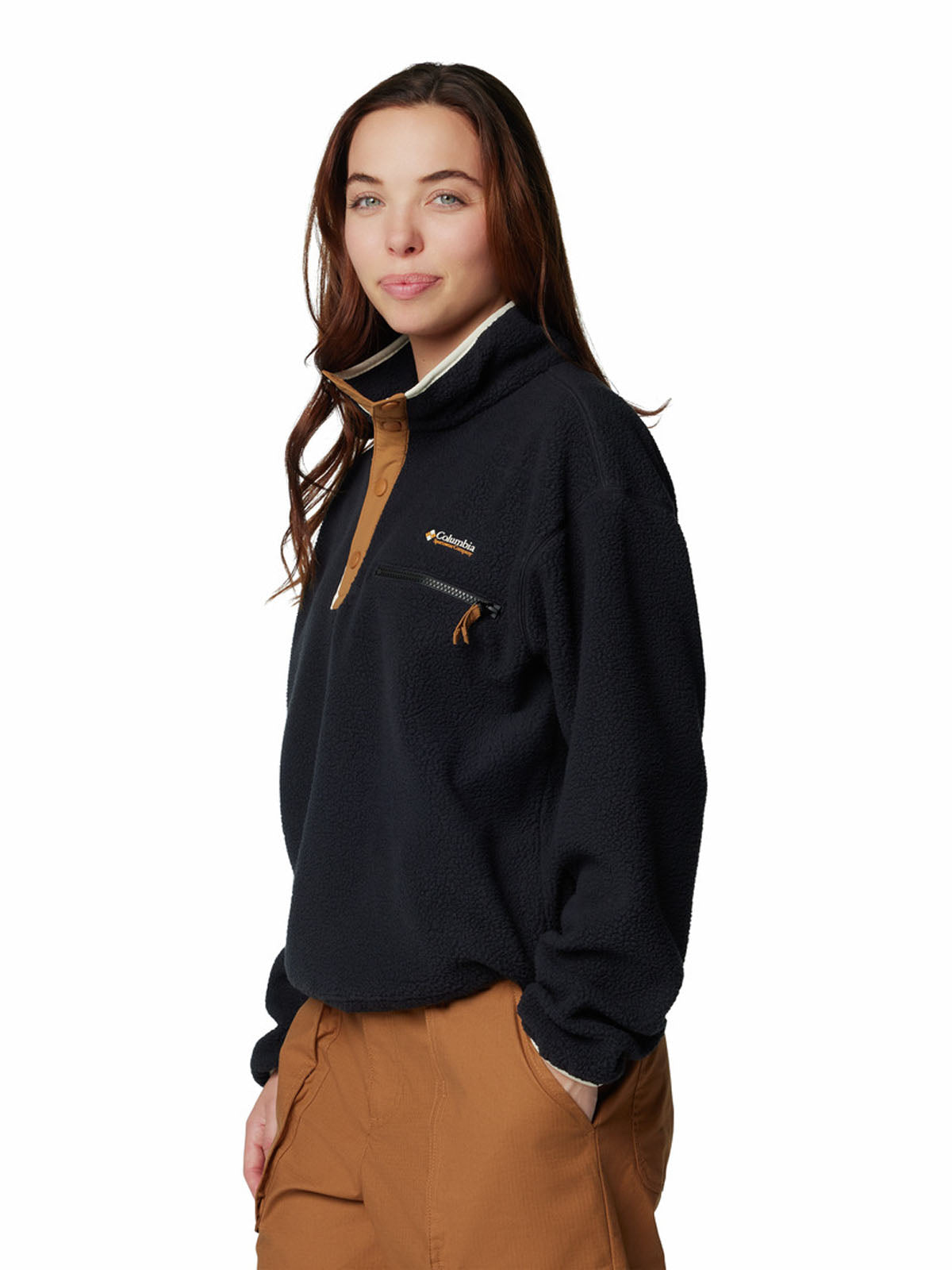 Polar Mujer Helvetia II Cropped Negro Columbia