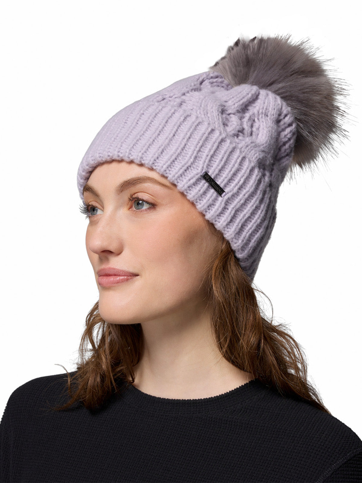 Gorro Mujer Boundless Days Cable Morado Columbia