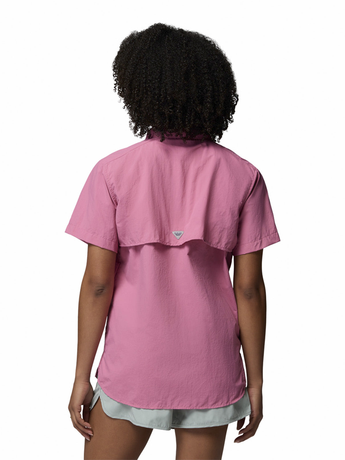 Camisa Manga Corta Mujer Bahama II Rosado Columbia