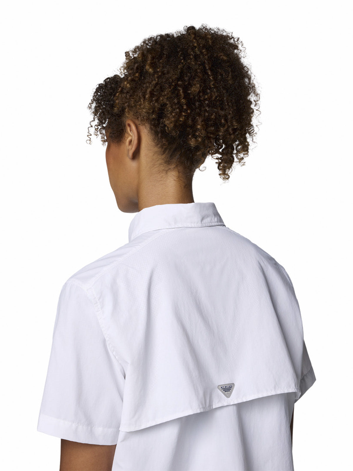 Camisa Manga Corta Mujer Bahama II Blanco Columbia