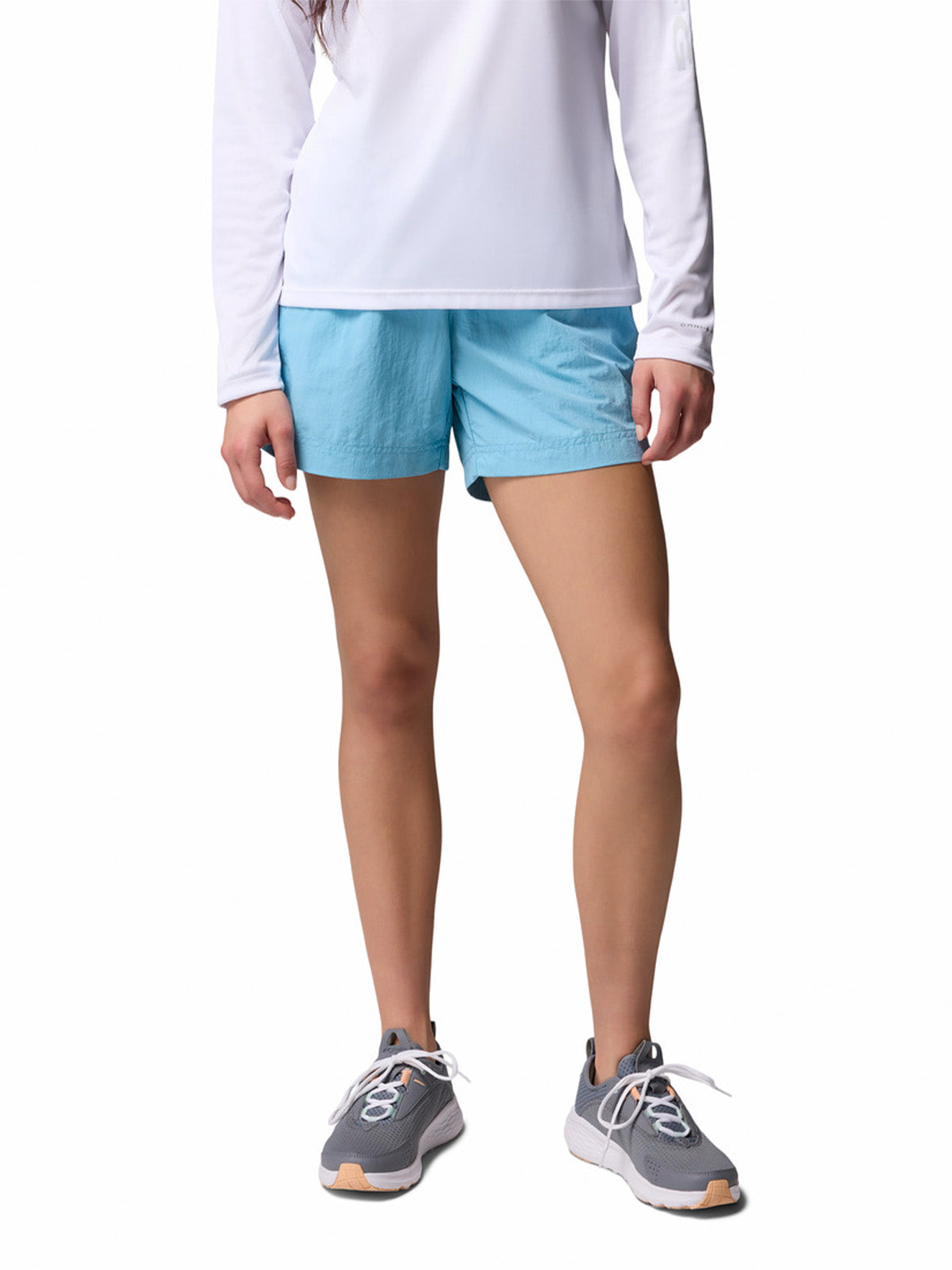 Short Mujer Impermeable Backcast II Azul Columbia