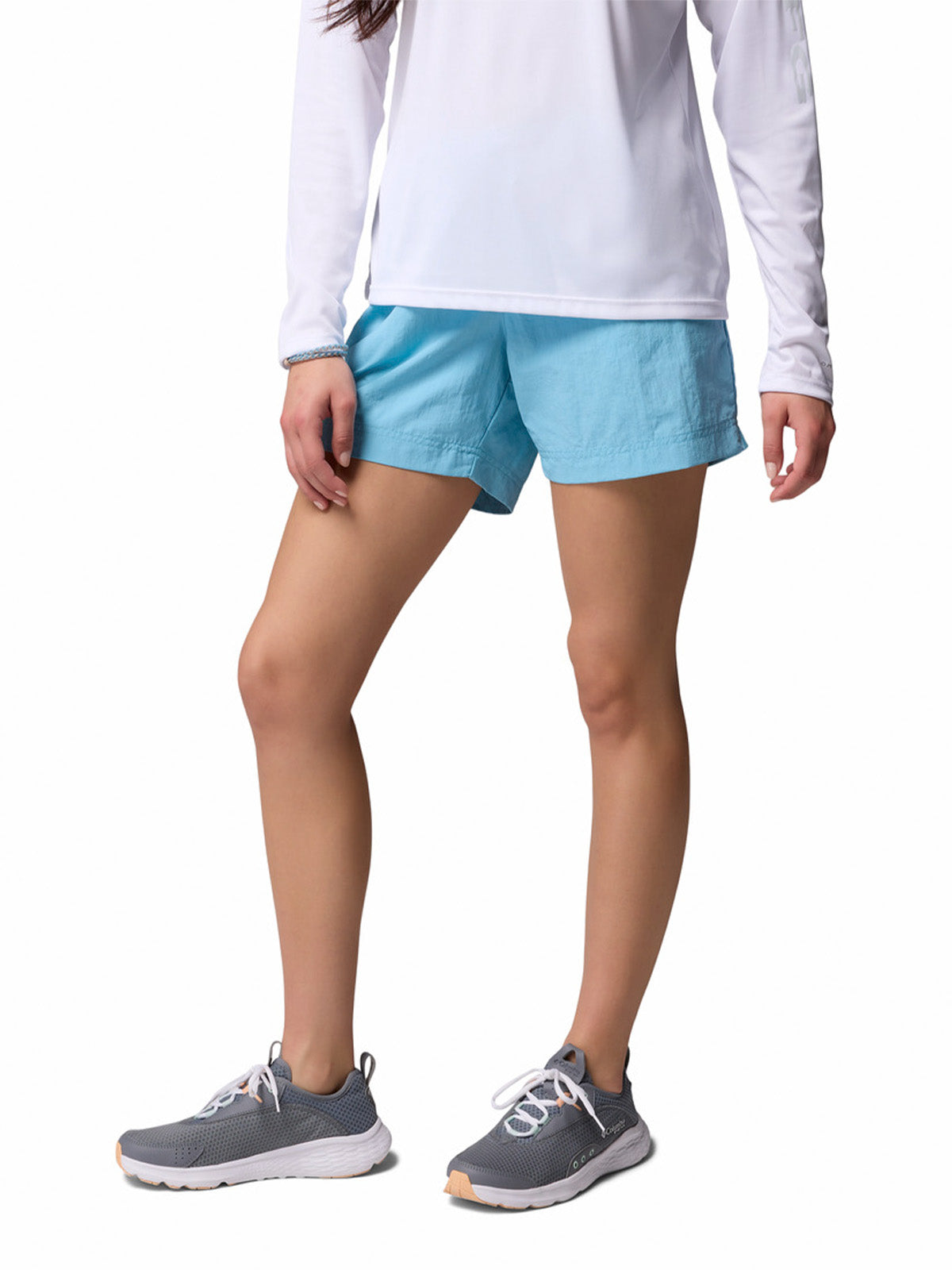 Short Mujer Impermeable Backcast II Azul Columbia