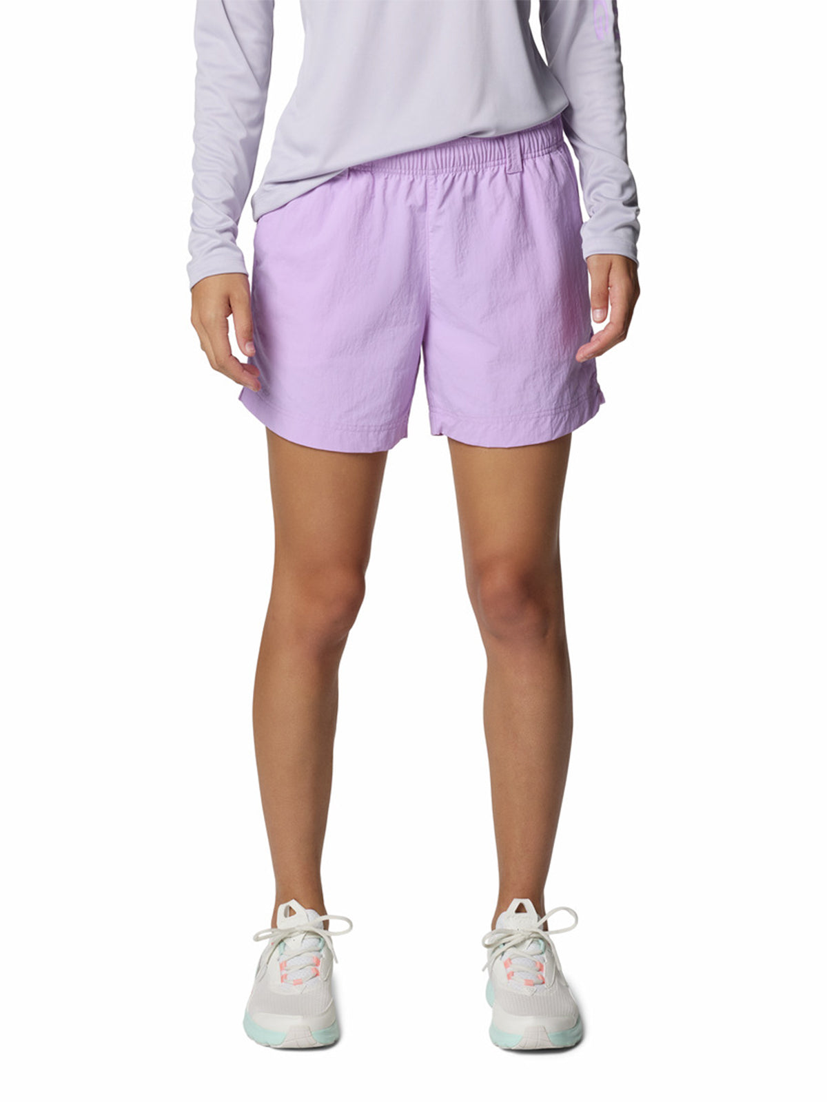Short Mujer Impermeable Backcast II Morado Columbia