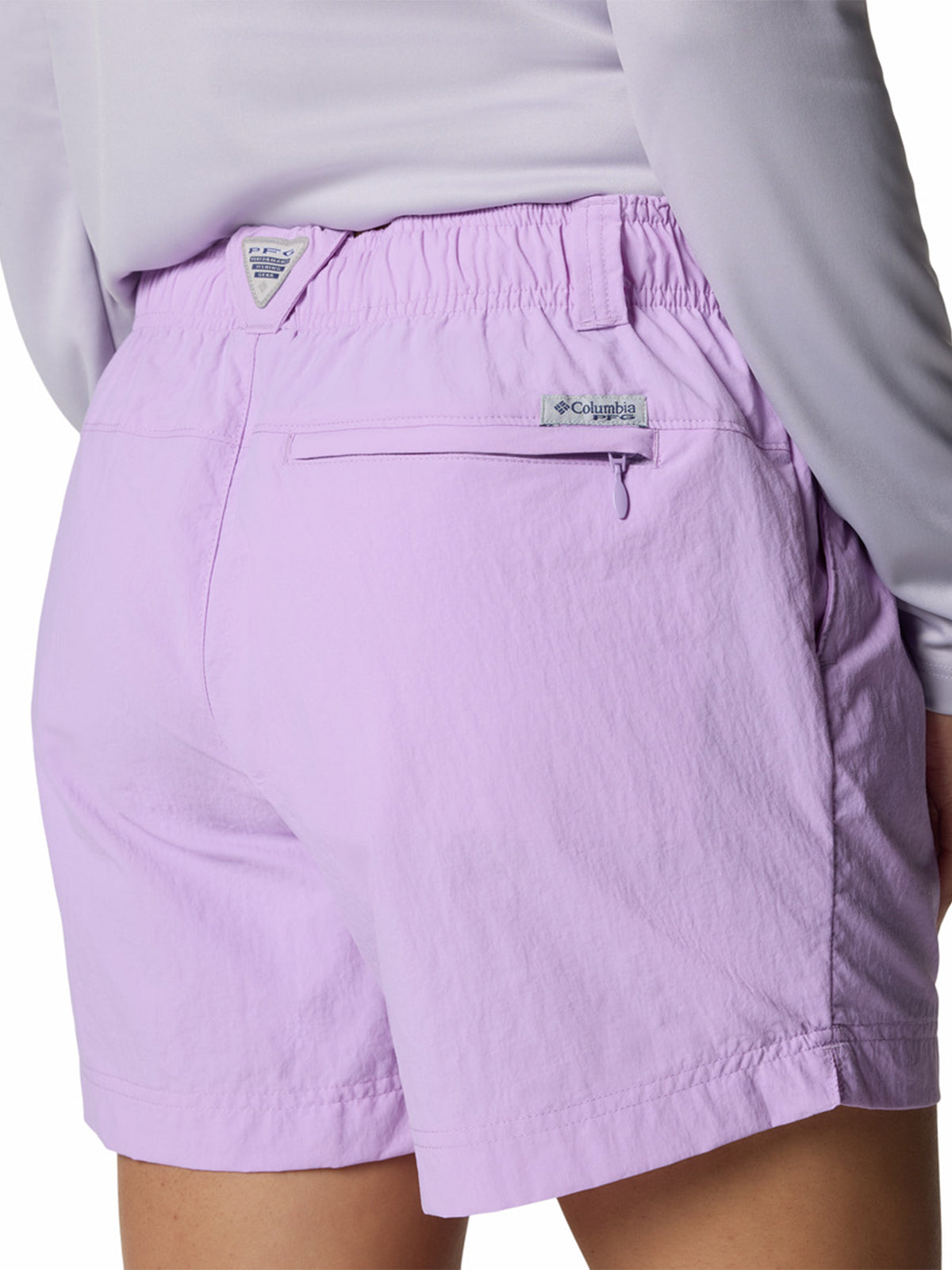 Short Mujer Impermeable Backcast II Morado Columbia