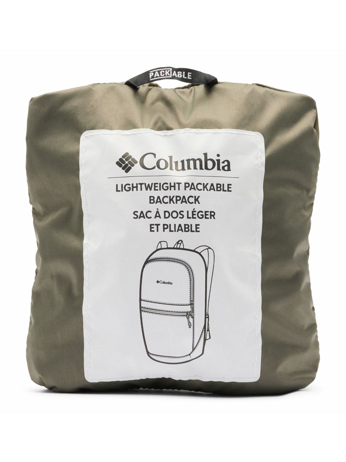 Mochila Unisex Lightweight Packable Gris Columbia