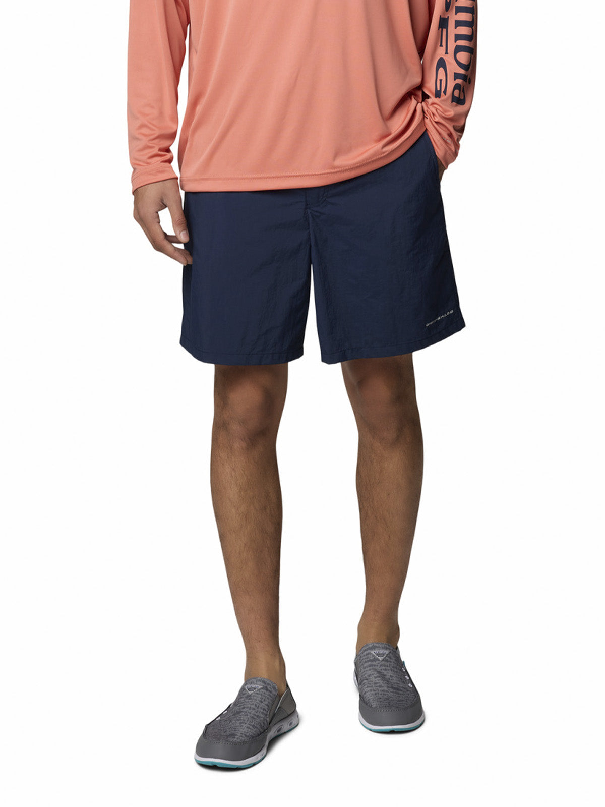 Short Hombre Backcast Water Azul Columbia
