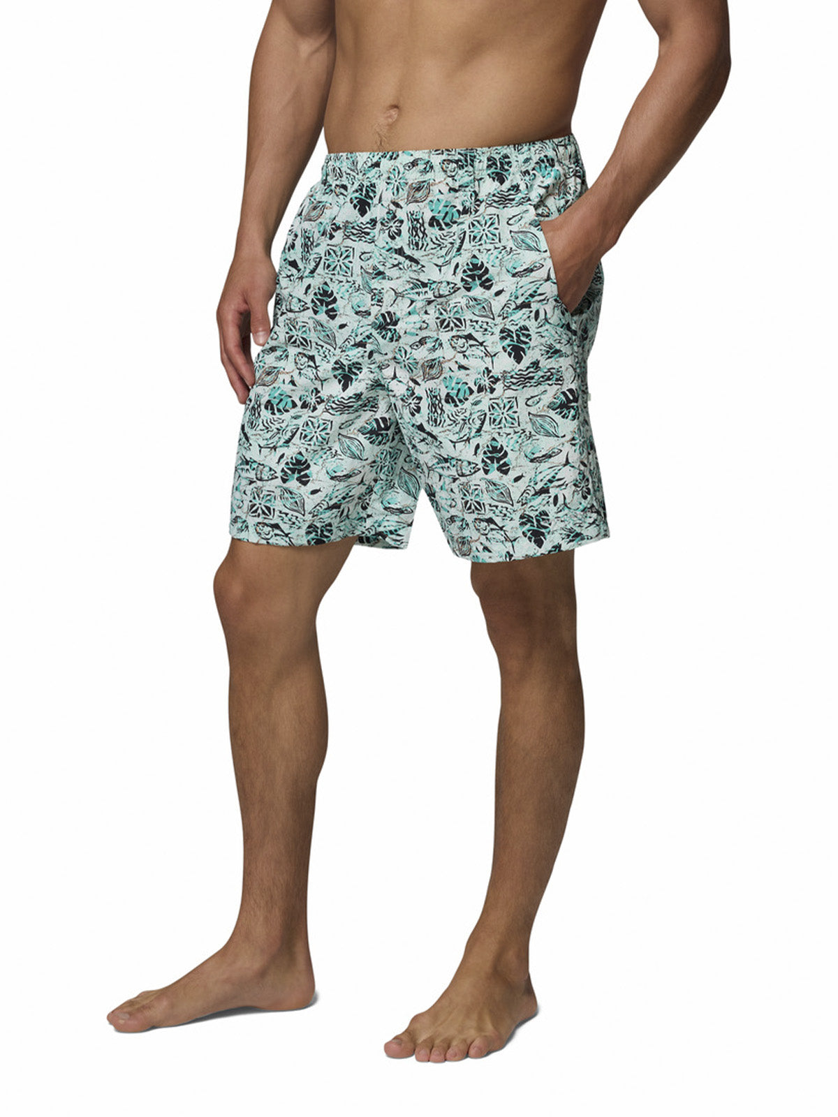 Short Hombre Super Backcast Azul Columbia