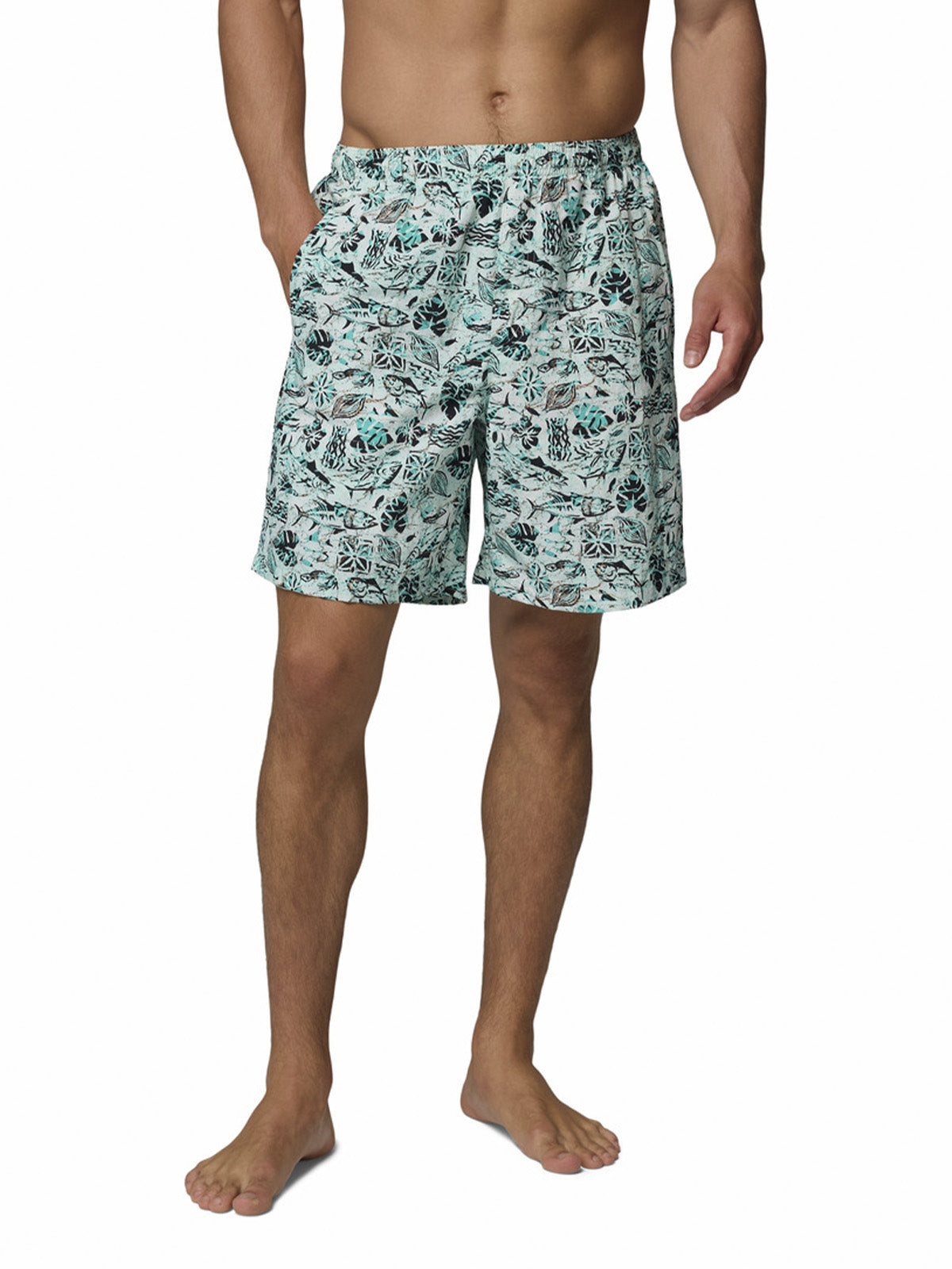 Short Hombre Super Backcast Azul Columbia