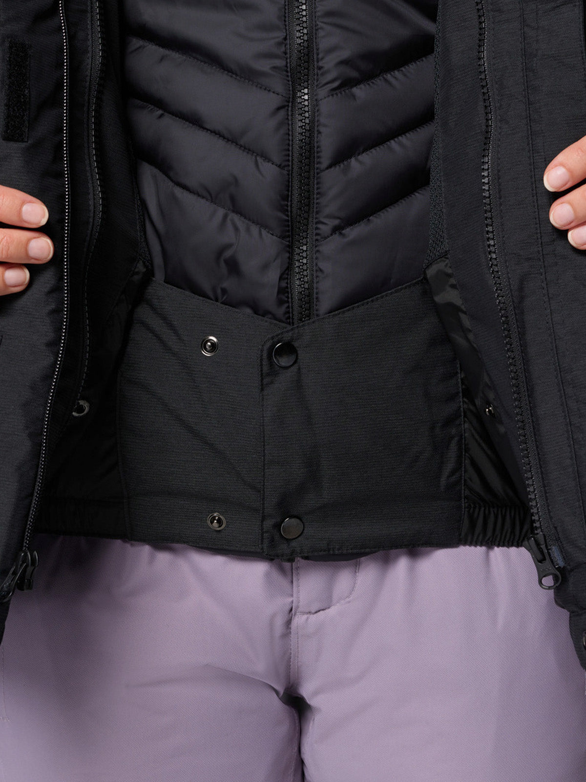 Parka Mujer Whirlibird V Jacket Negro Columbia