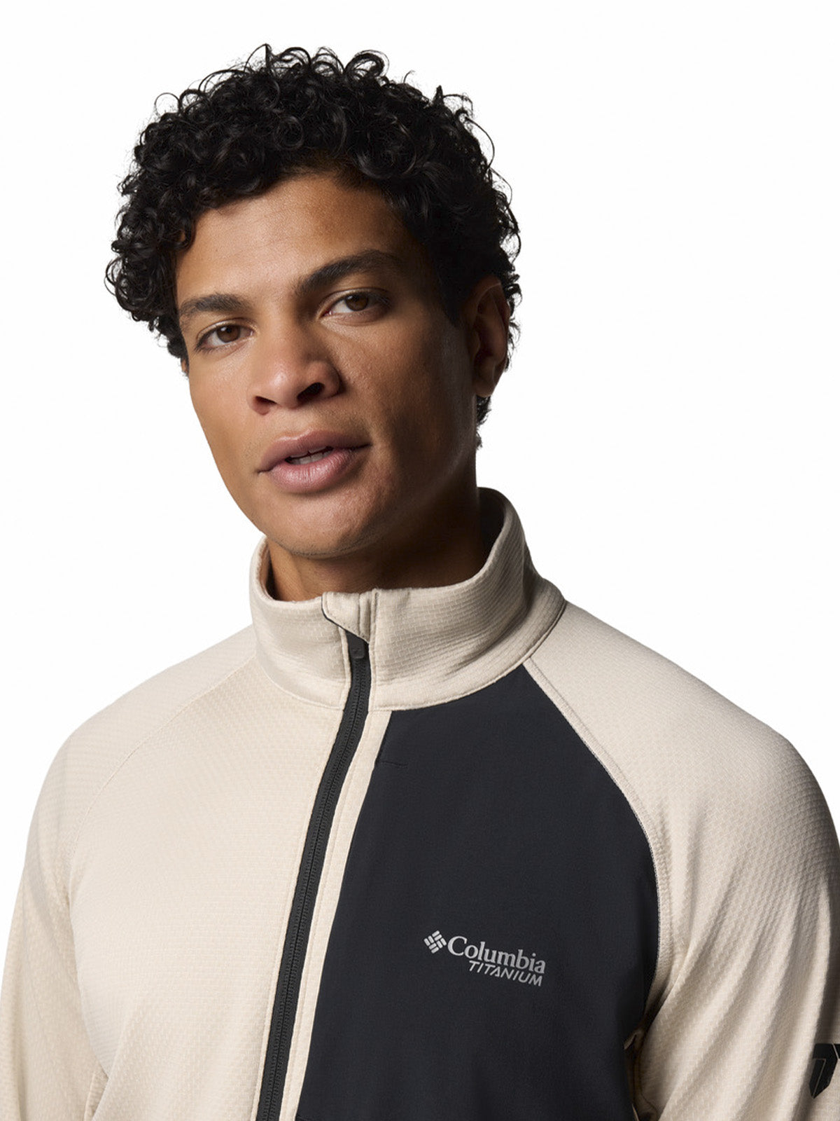 Polar Hombre Triple Canyon Grid II Full Zip Beige Columbia