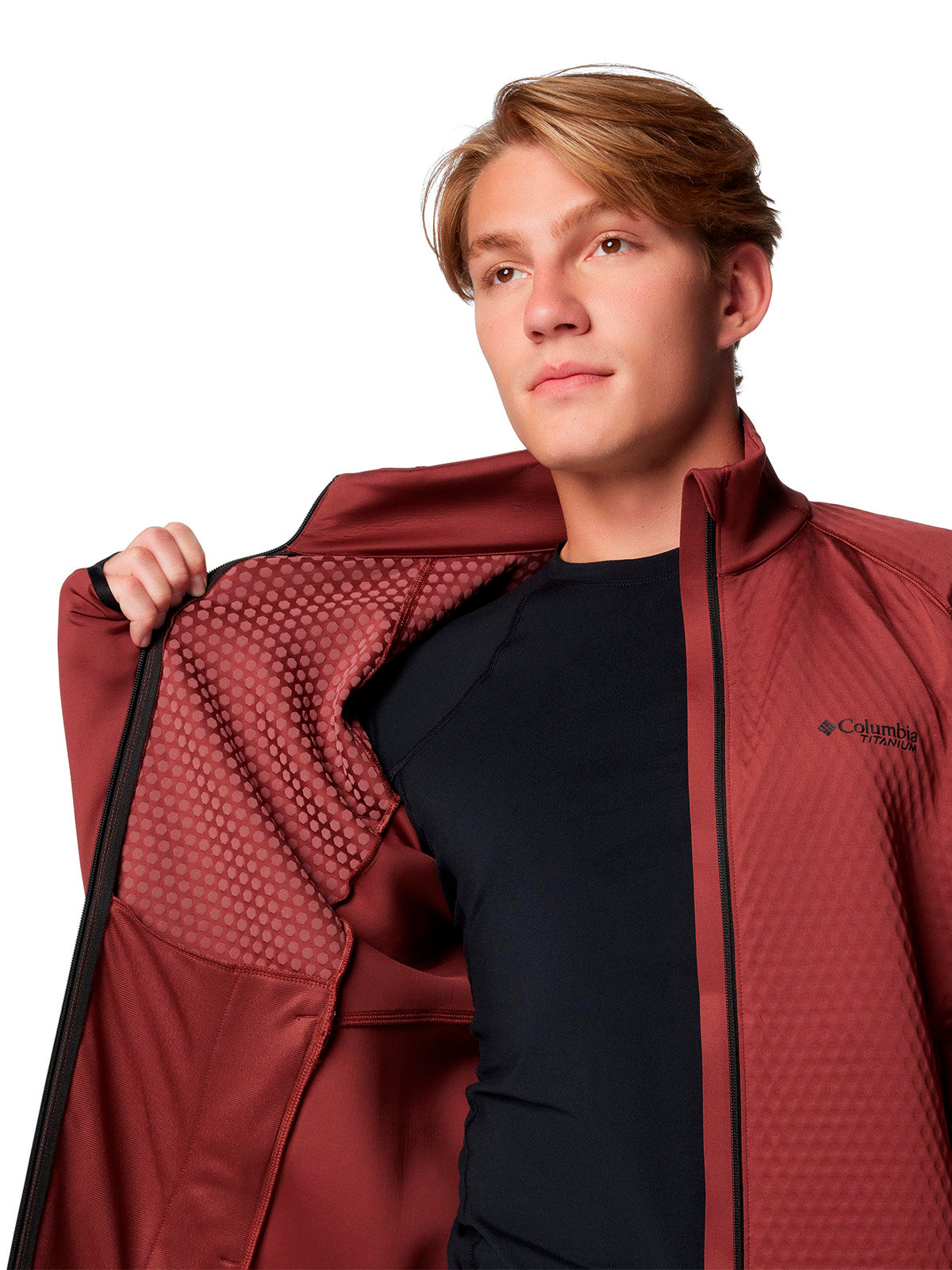 Polar Hombre Crystal Leaf Omni Heat Rojo Columbia