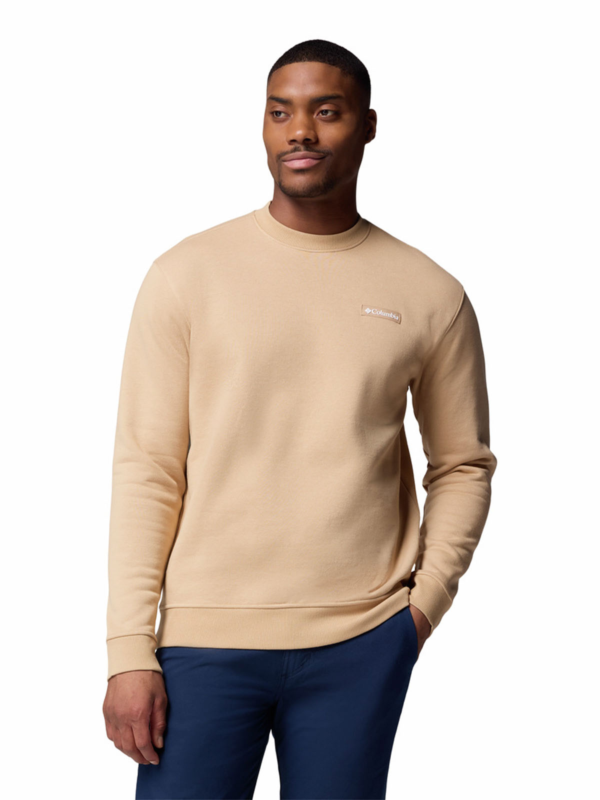 Polerón Hombre Meridian Creek Crew Beige Columbia