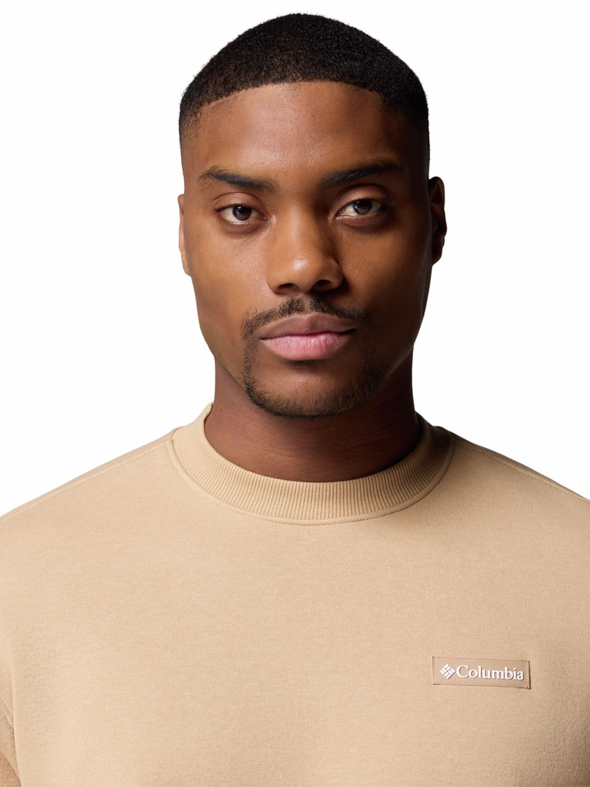 Polerón Hombre Meridian Creek Crew Beige Columbia