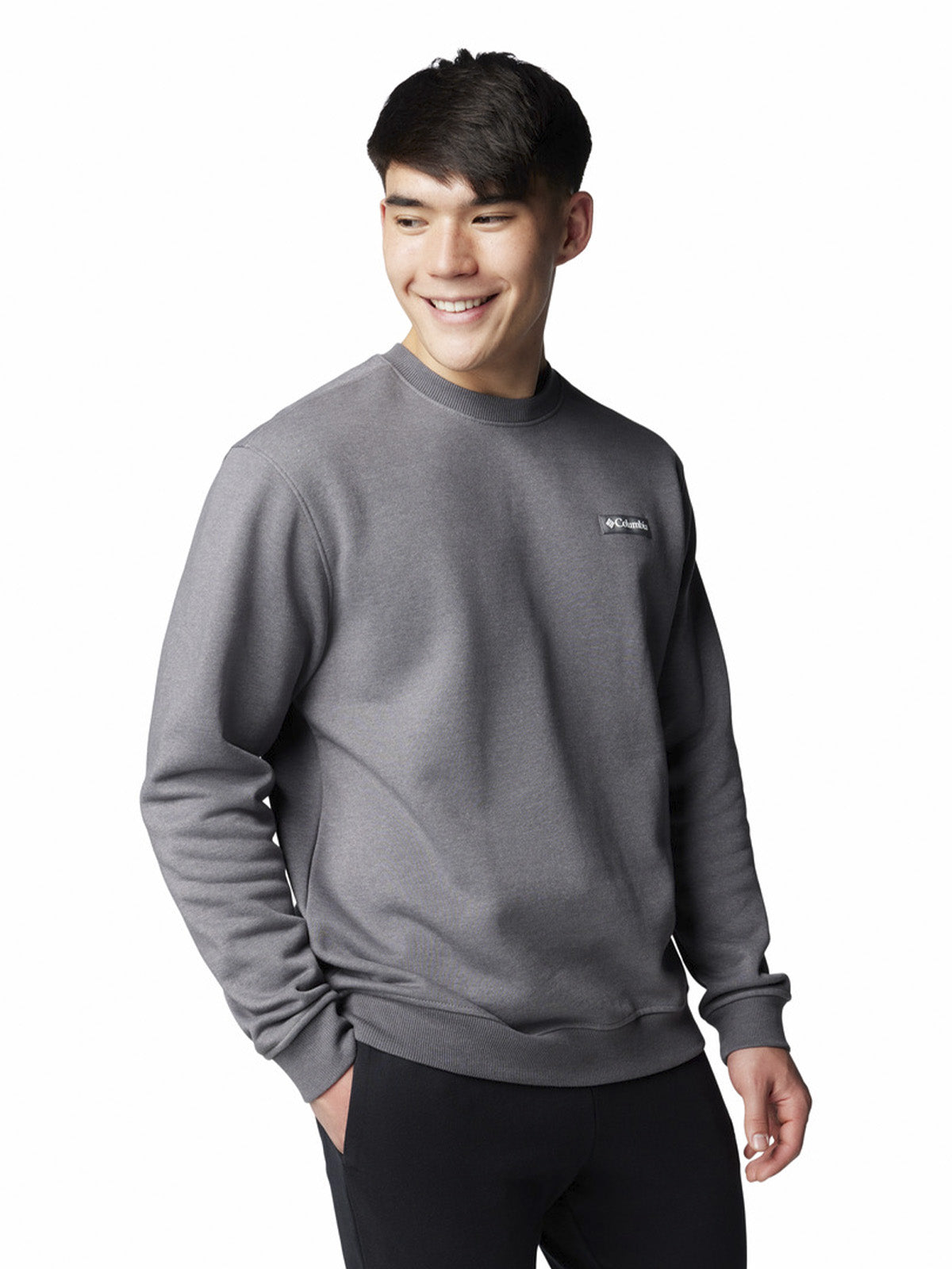 Polerón Hombre Meridian Creek Crew Gris Columbia