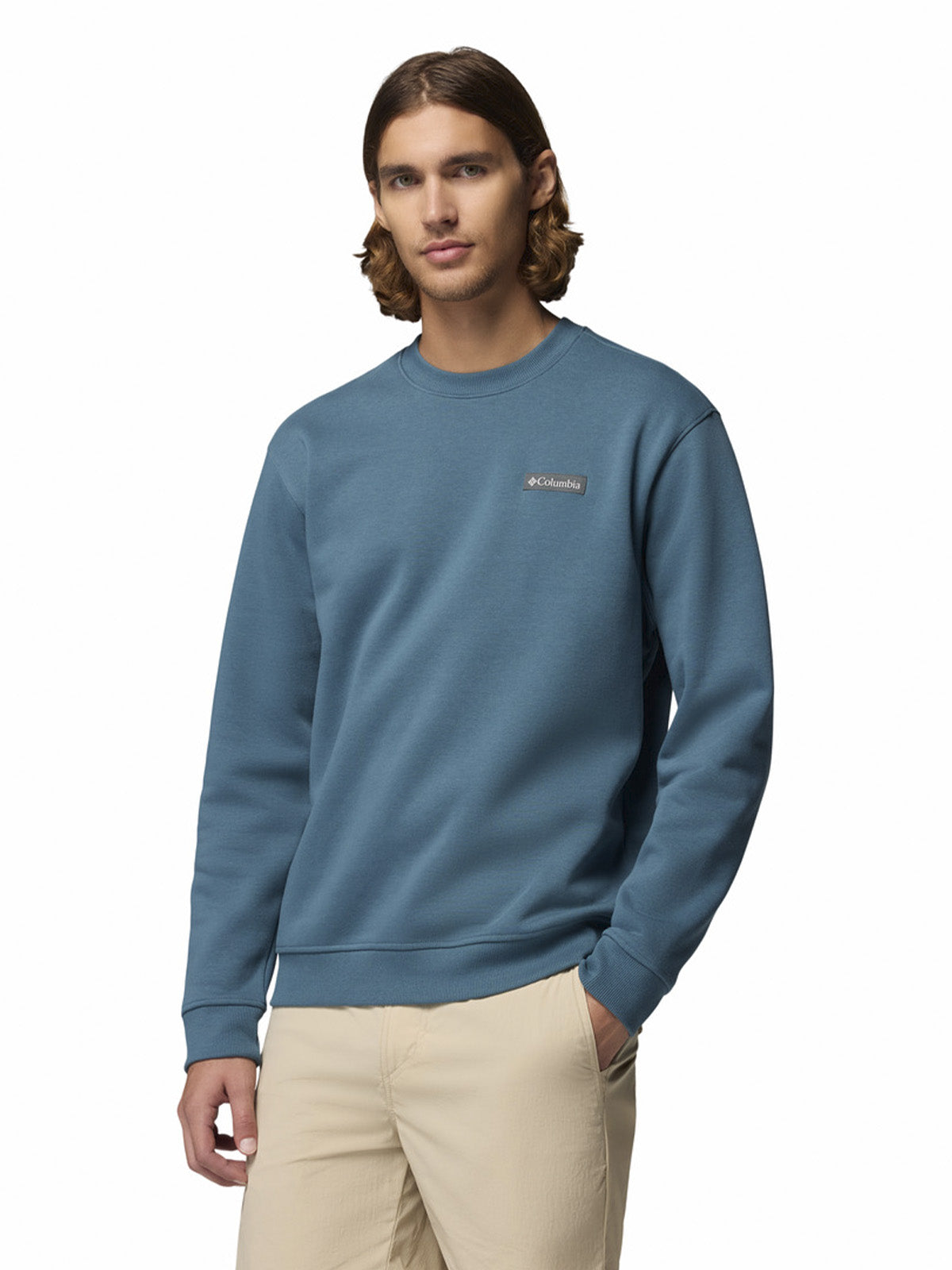 Polerón Hombre Meridian Creek Crew Verde Columbia