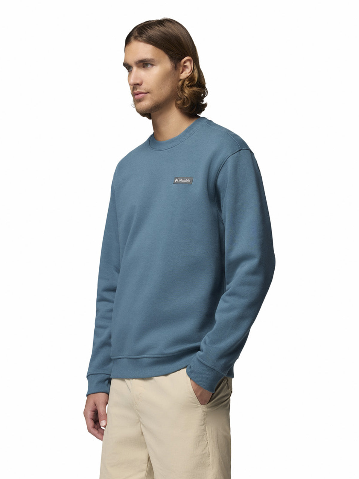 Polerón Hombre Meridian Creek Crew Verde Columbia