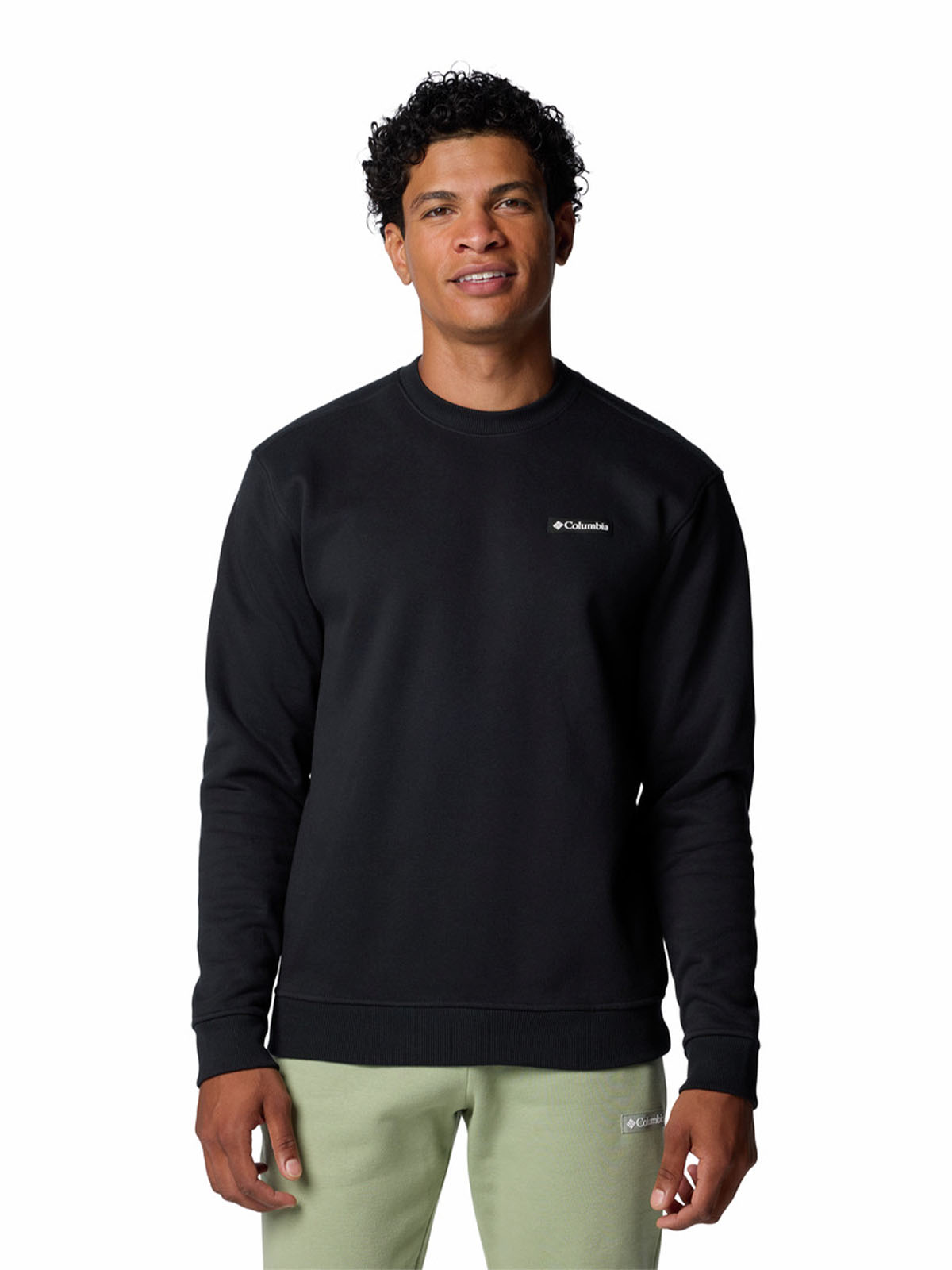 Polerón Hombre Meridian Creek Crew Negro Columbia