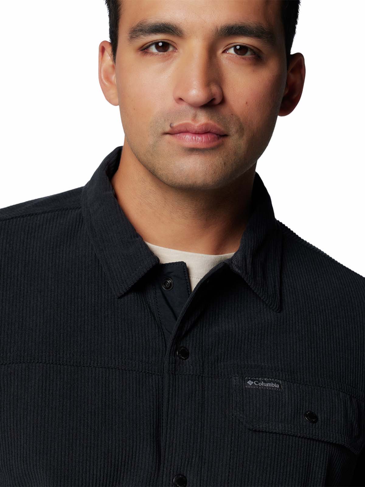 Camisa Manga Larga Hombre Flare Gun Negro Columbia