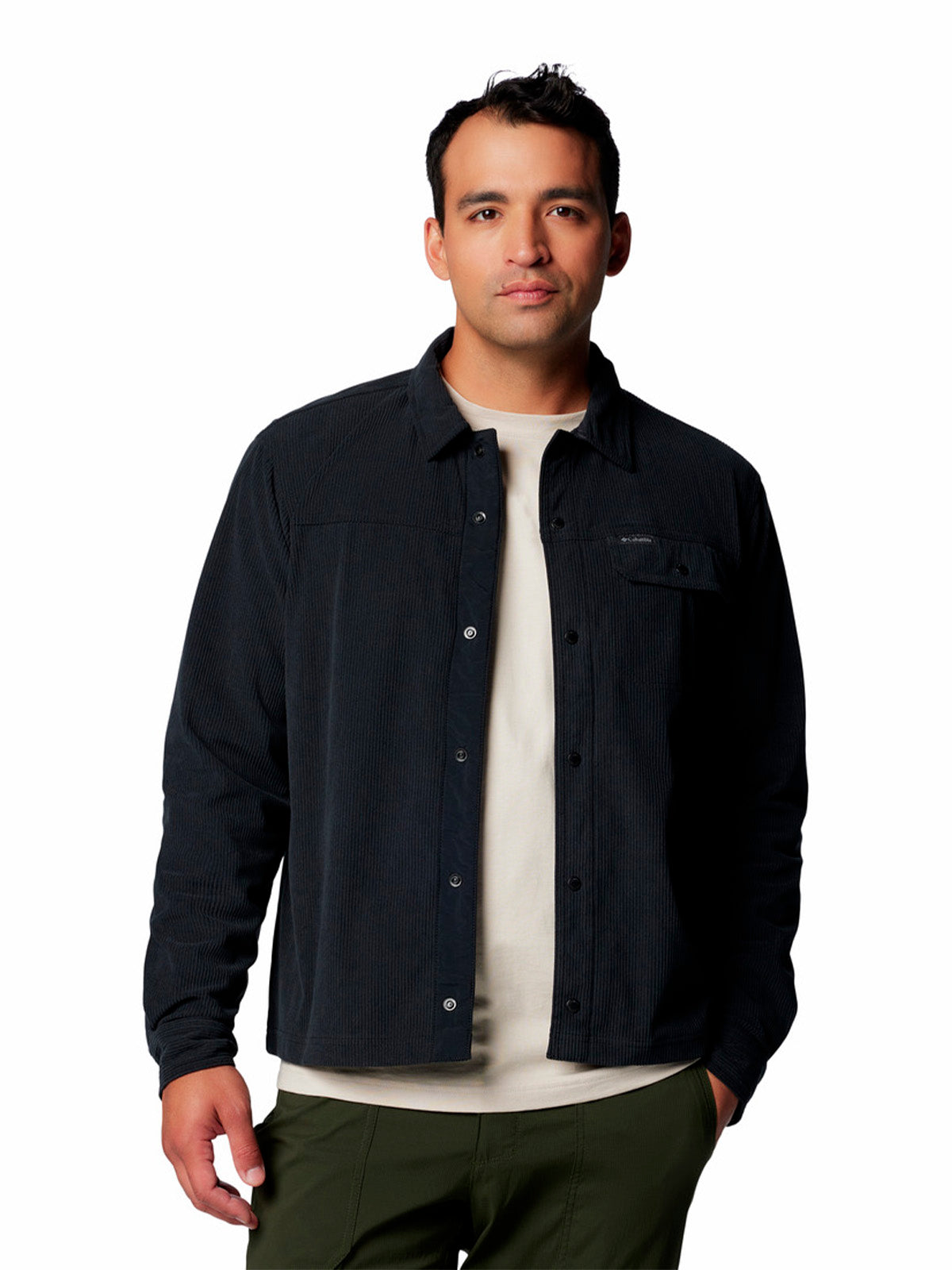 Camisa Manga Larga Hombre Flare Gun Negro Columbia