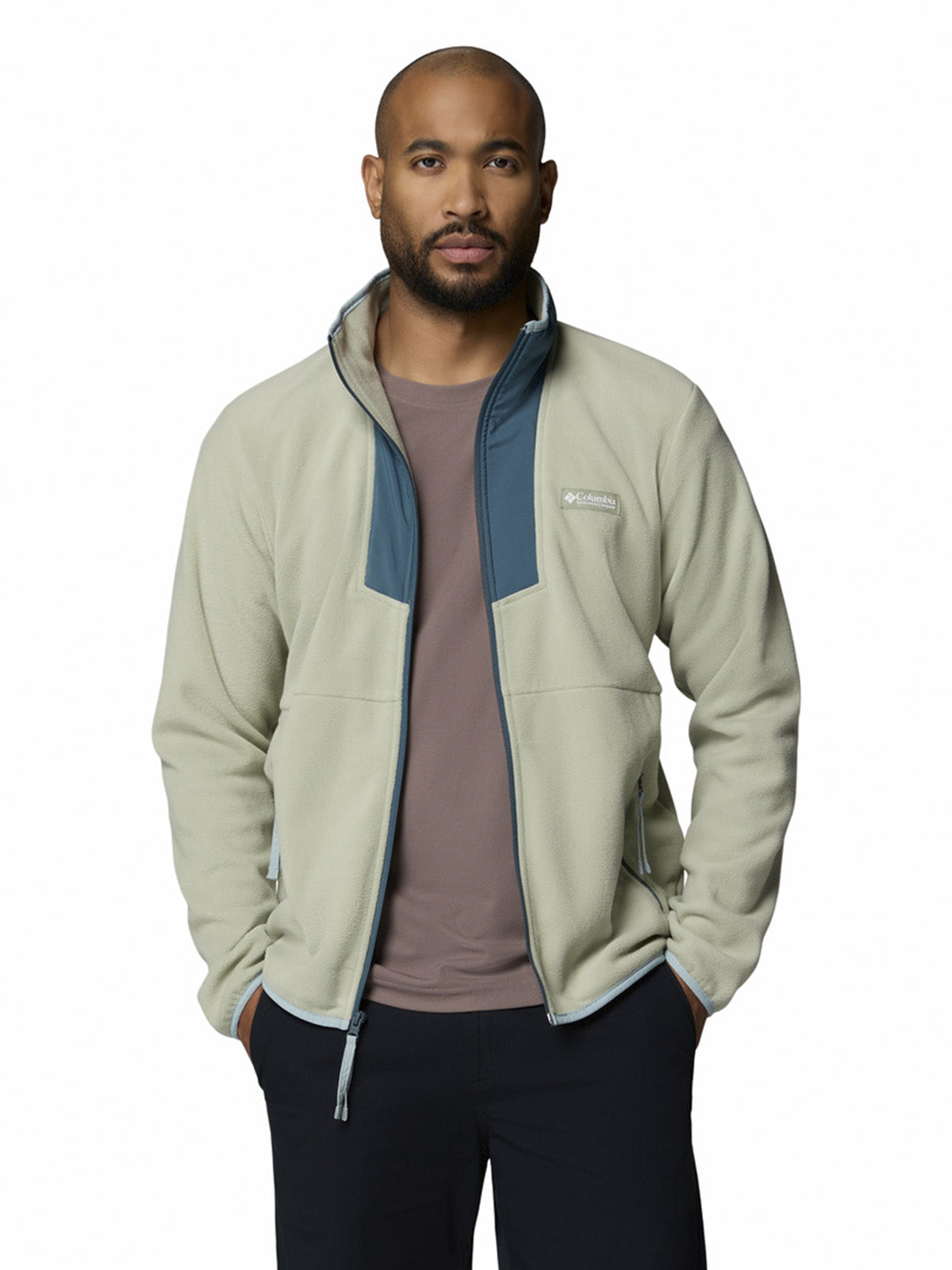 Polar Hombre Sequoia Grove Full Zip Gris Safari Columbia