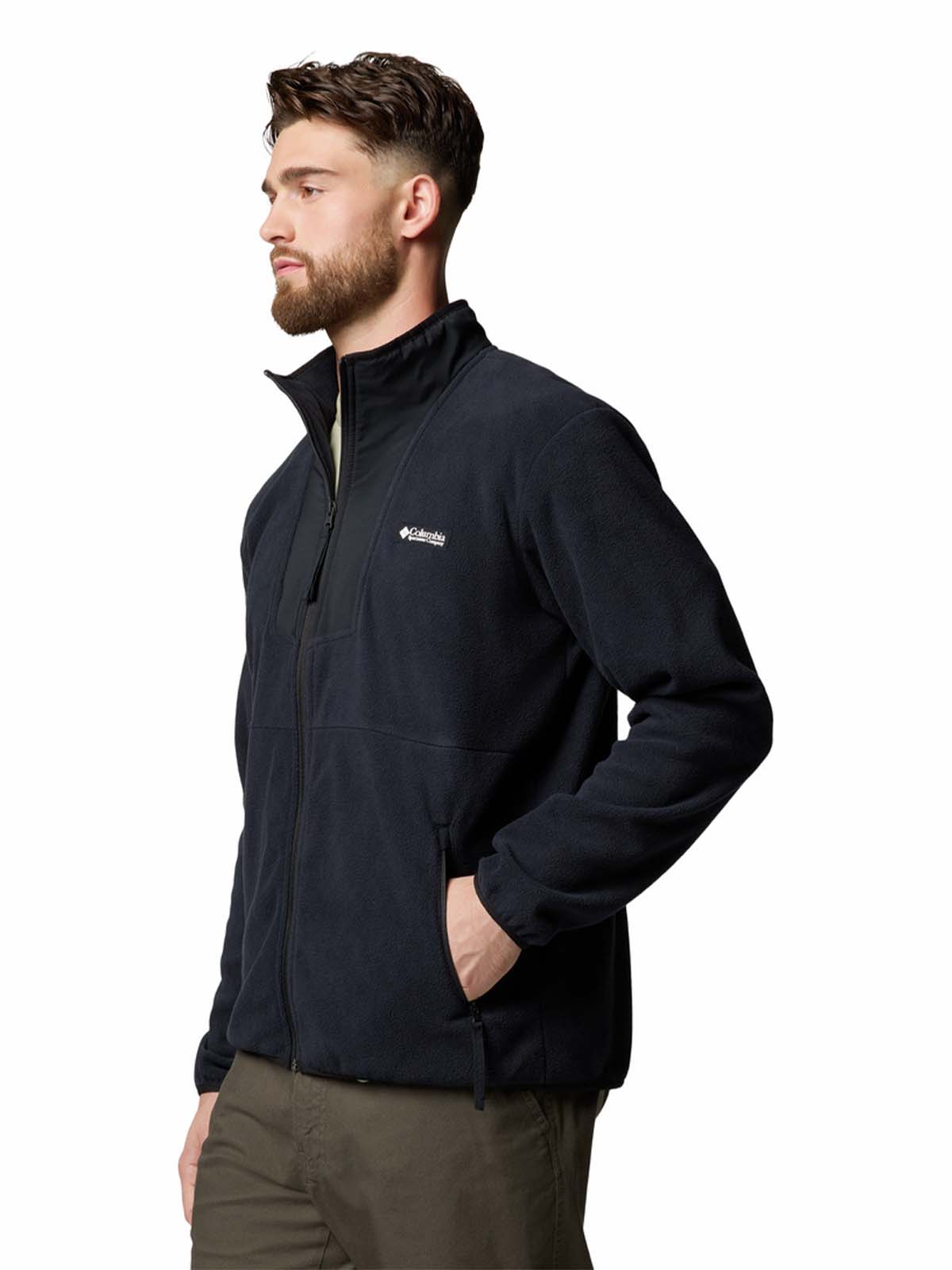 Polar Hombre Sequoia Grove Full Zip Negro Columbia