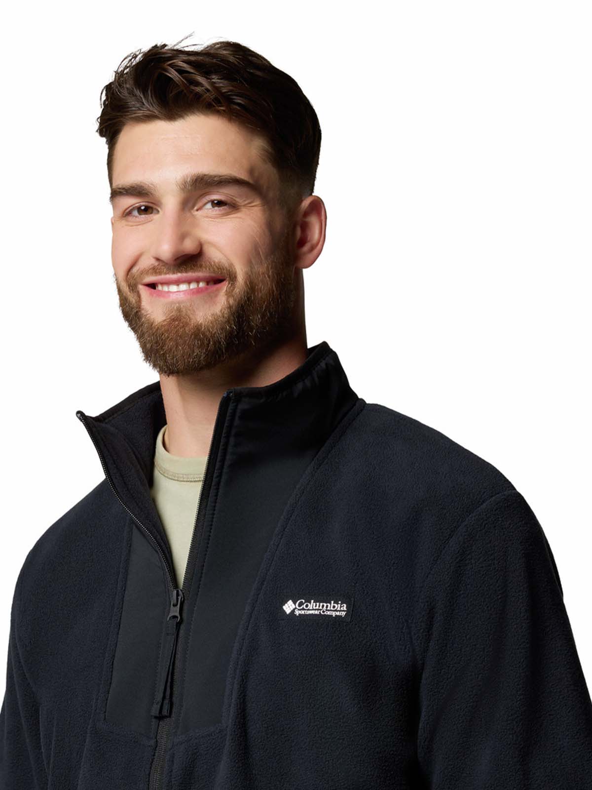 Polar Hombre Sequoia Grove Full Zip Negro Columbia