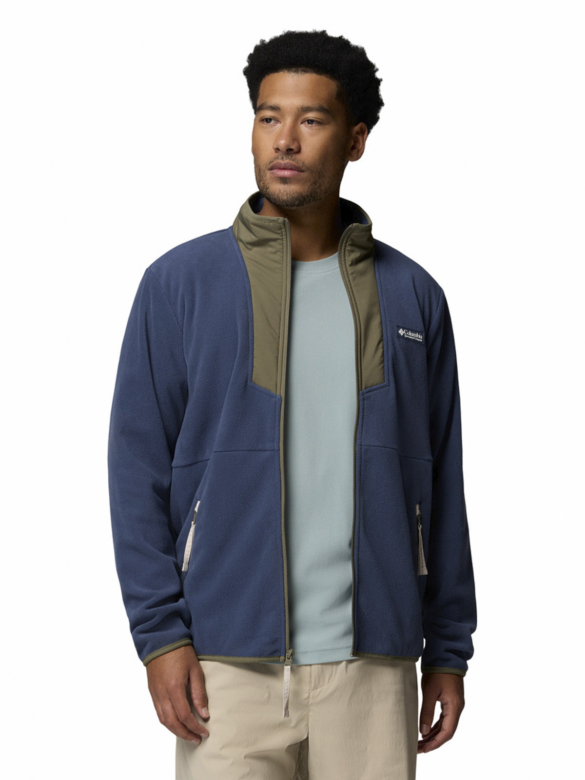 Polar Hombre Sequoia Grove Full Zip Azul Dark Mountain Columbia