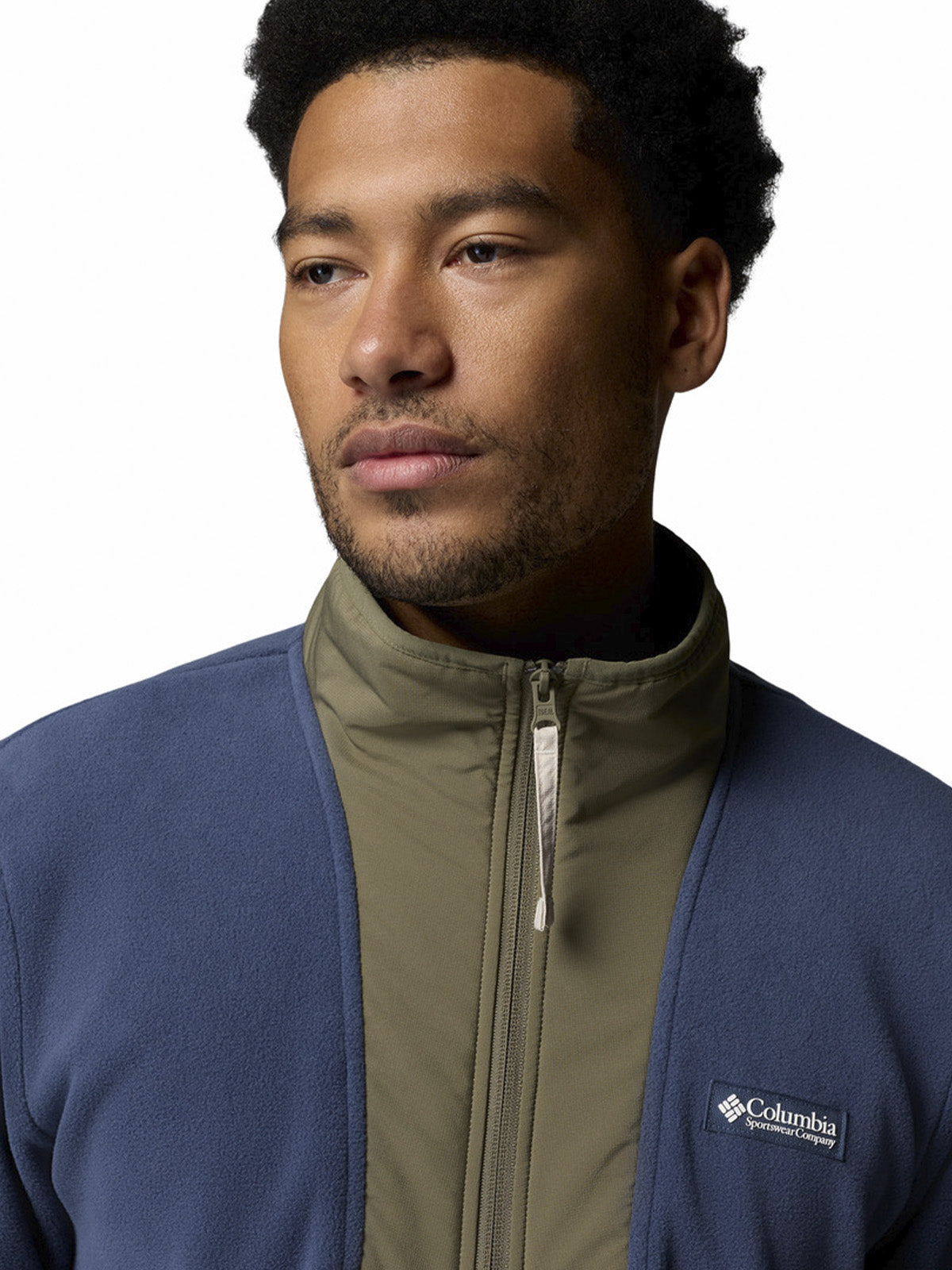 Polar Hombre Sequoia Grove Full Zip Azul Dark Mountain Columbia