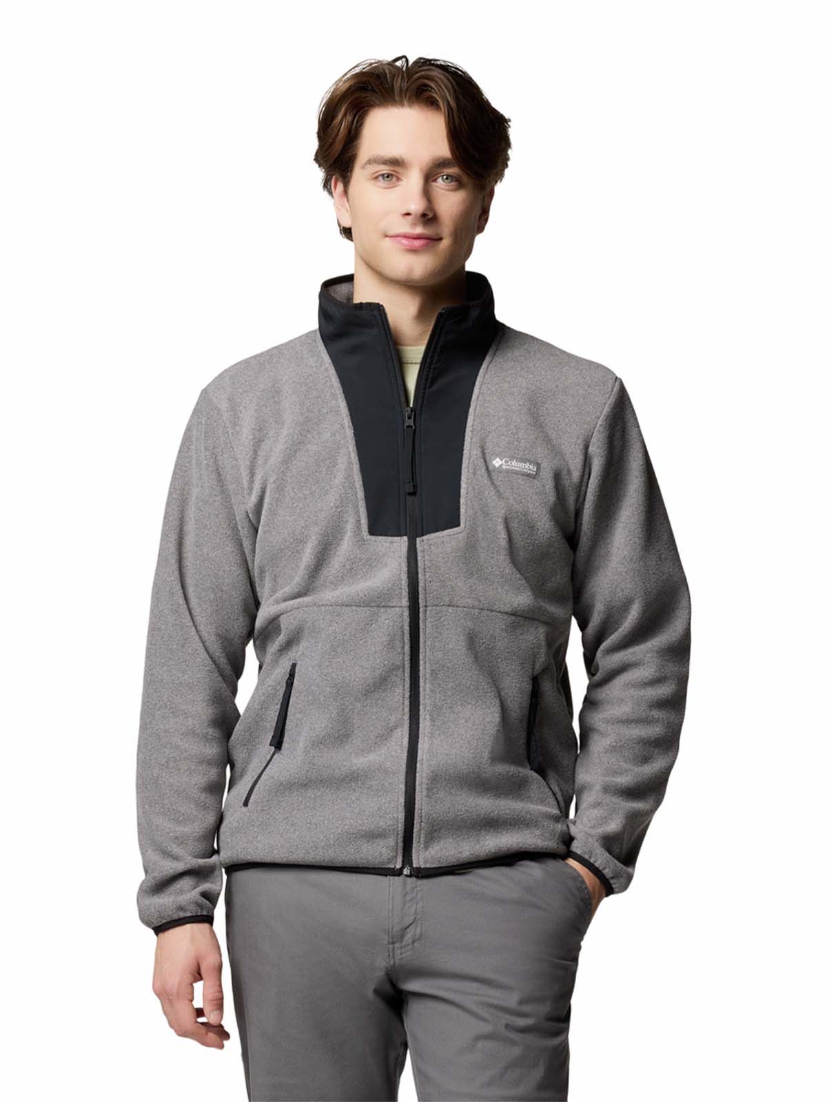 Polar Hombre Sequoia Grove Full Zip Gris Columbia