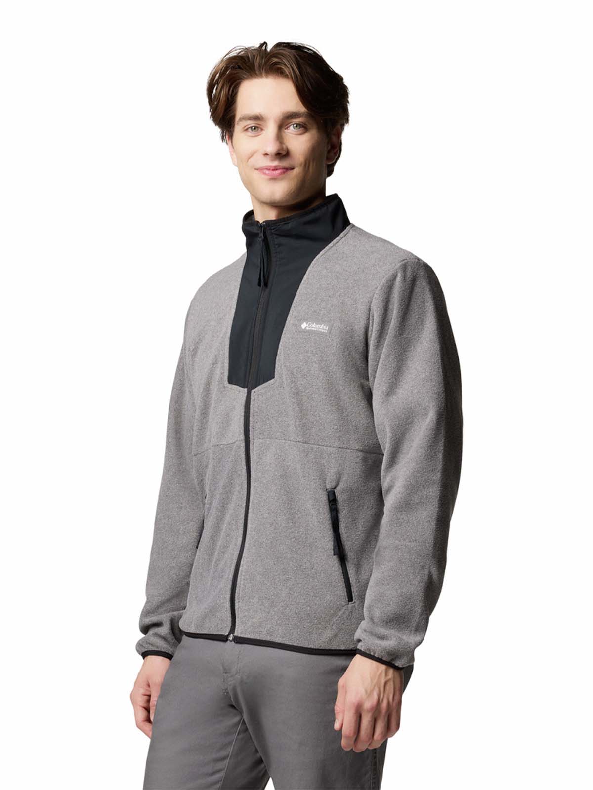 Polar Hombre Sequoia Grove Full Zip Gris Columbia