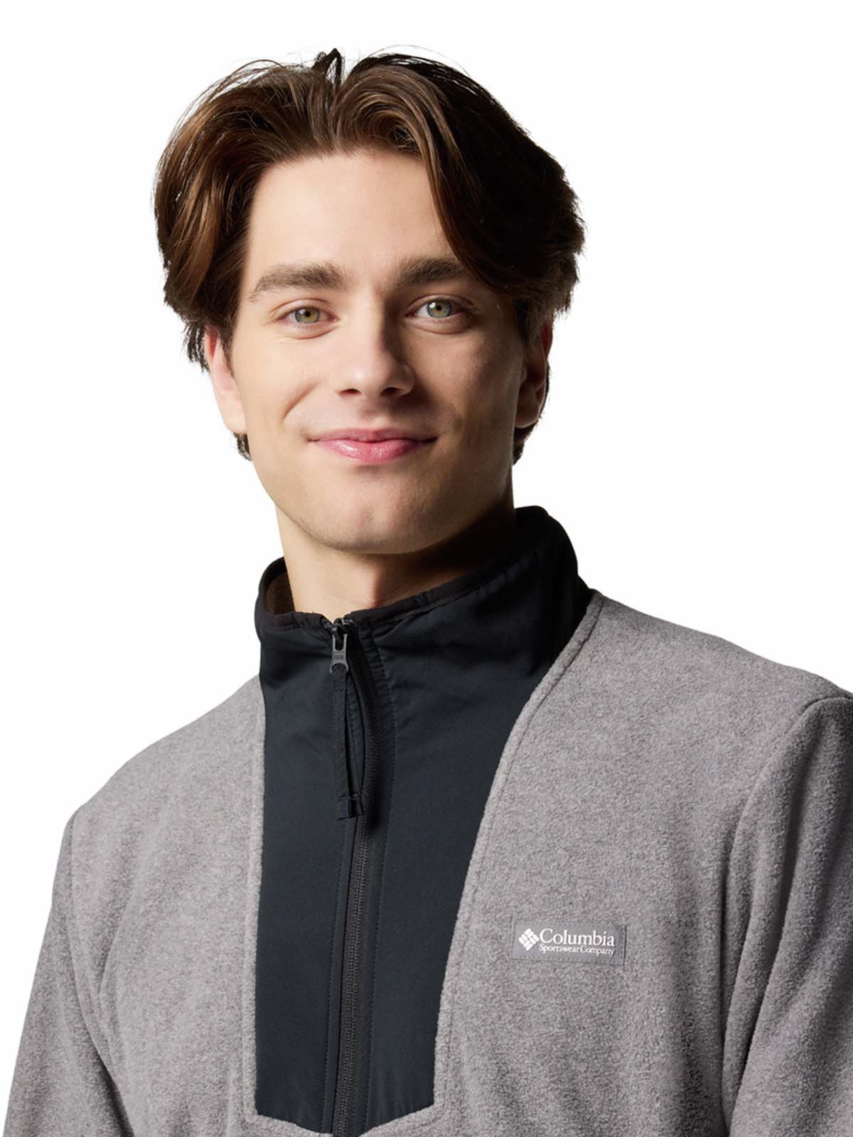 Polar Hombre Sequoia Grove Full Zip Gris Columbia