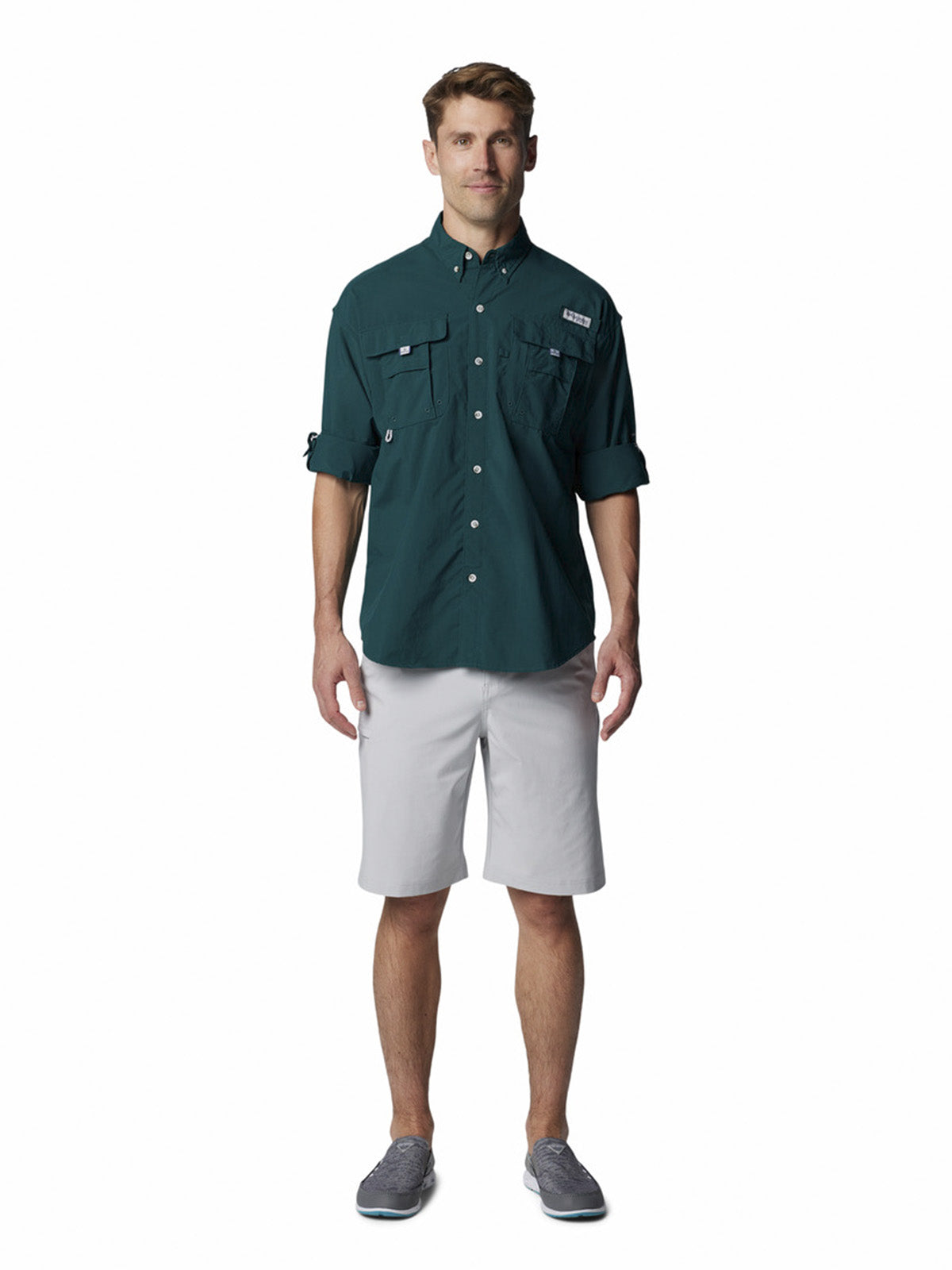 Short Hombre Grander Marlin III Gris Columbia