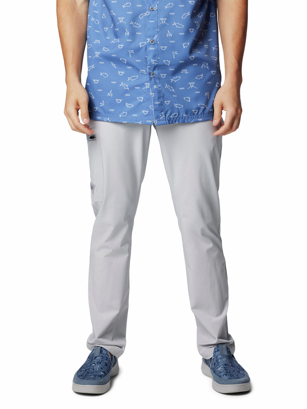 Pantalón Hombre Terminal Tackle II Gris Columbia