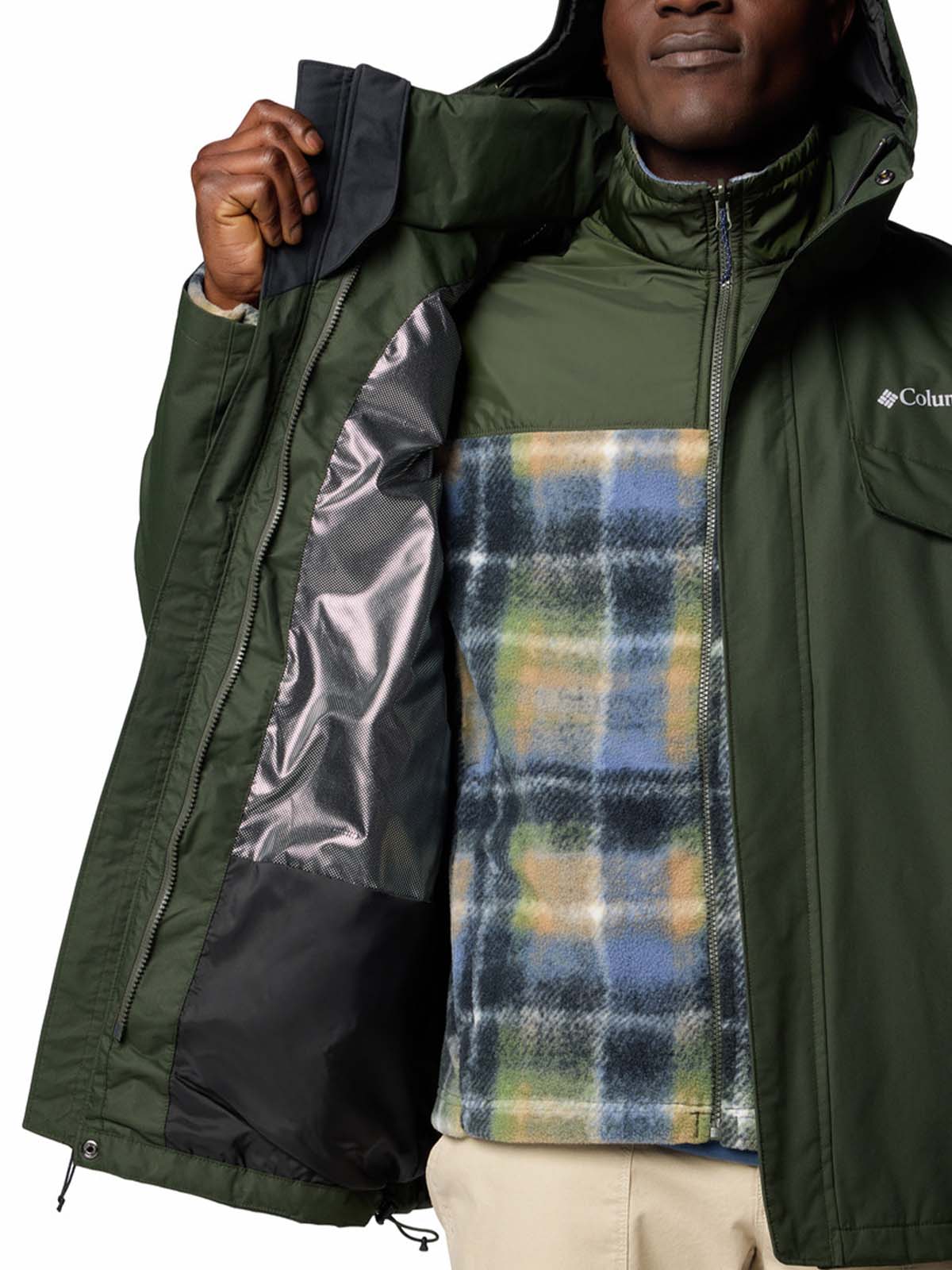 Parka Hombre Bugaboo III Fleece Verde Columbia