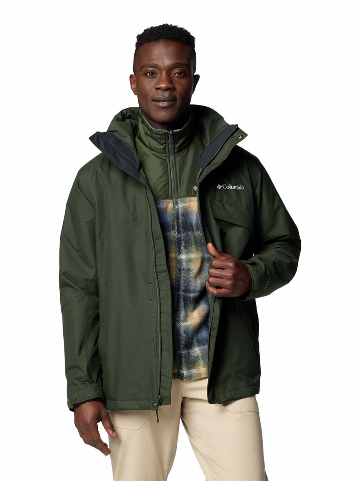 Parka Hombre Bugaboo III Fleece Verde Columbia