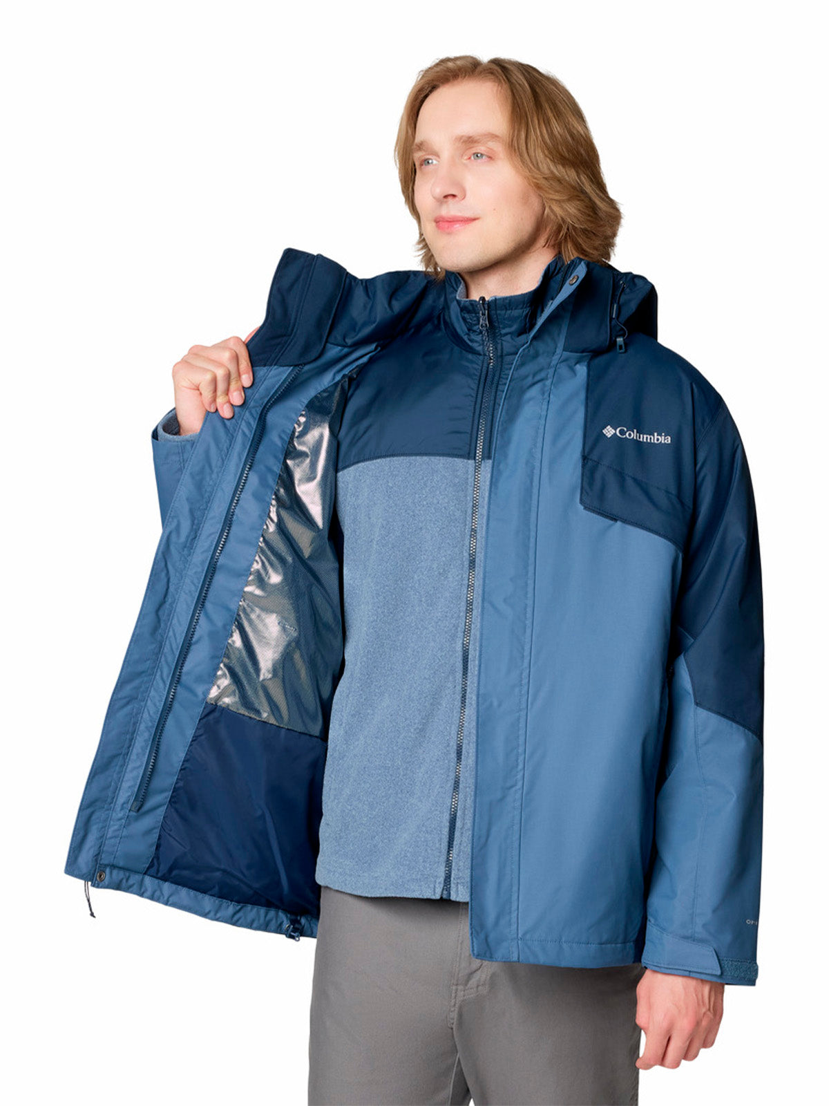 Parka Hombre Bugaboo III Fleece Azul Columbia