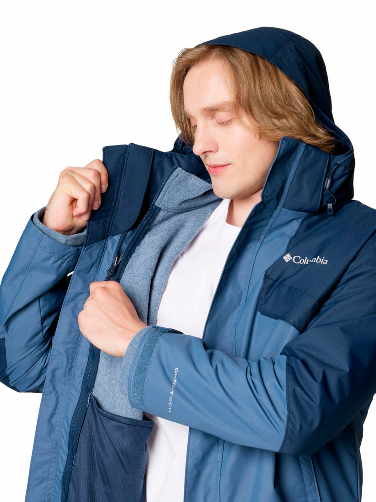 Parka Hombre Bugaboo III Fleece Azul Columbia – Columbia Chile